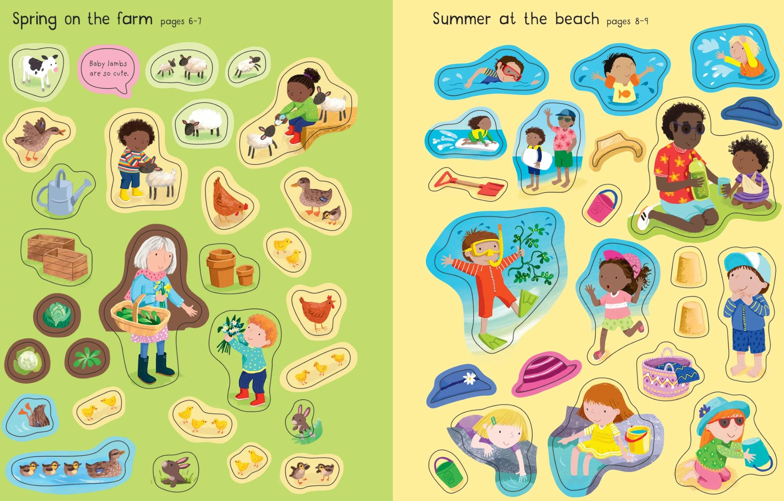 First Sticker Book Weather and Seasons
