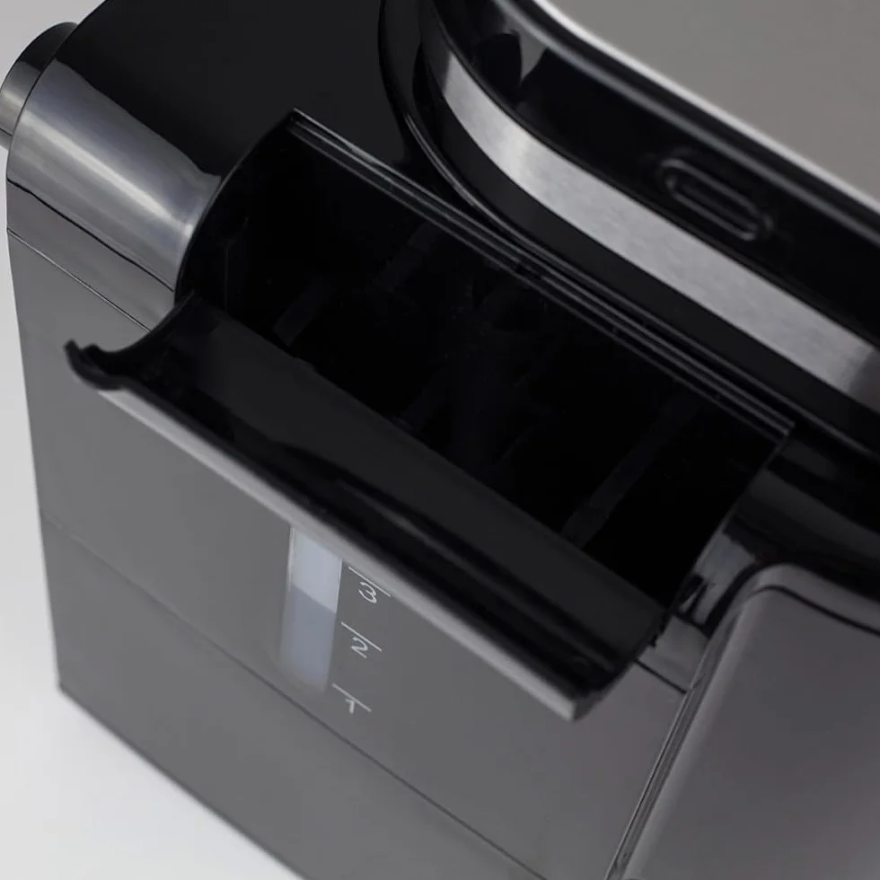 Caso Coffee Compact Electronic ekspres do kawy z młynkiem 4 filiżanki wyświetlacz LCD timer