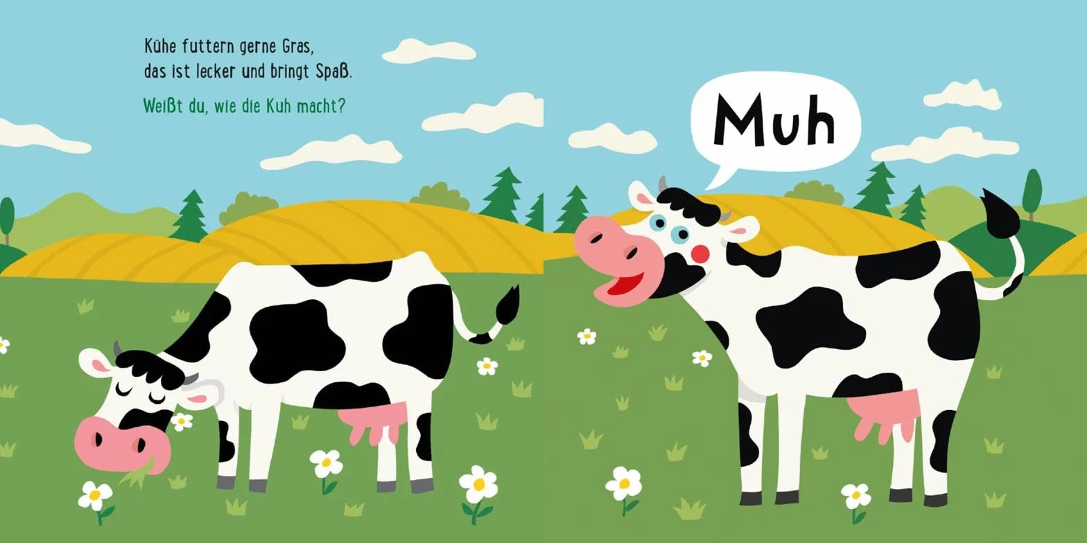 Baby Pixi 140 Mein Baby-Pixi-Buggybuch: Oink, Mäh, Muh! wasserfest schadstoffgeprüft reißfest
