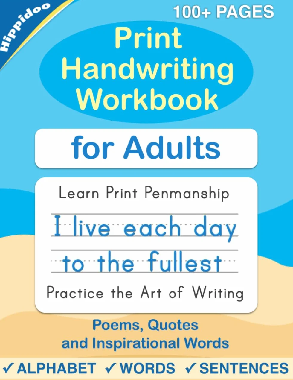 Print Handwriting Workbook for Adults: Improve your printing handwriting & practice print penmanship workbook for adults: 1