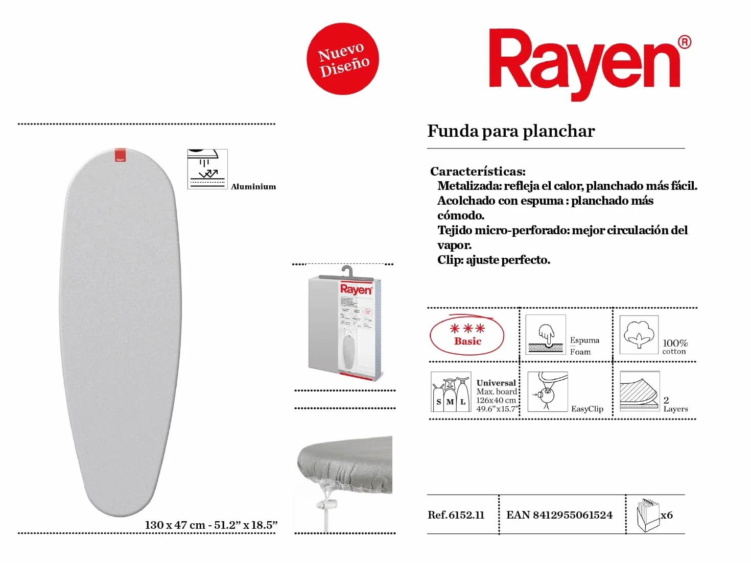 Rayen | Pokrowiec materiałowy do ochrony pralki lub suszarki | osłona pralki ładowanej od przodu | wodoszczelna osłona pralki i suszarki | wymiary: 84 x 60 x 60 cm