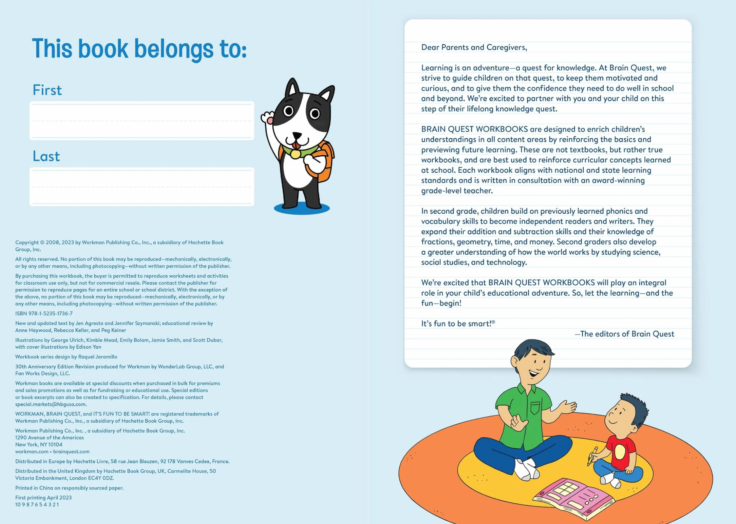 Brain Quest Workbook: 2nd Grade Revised Edition