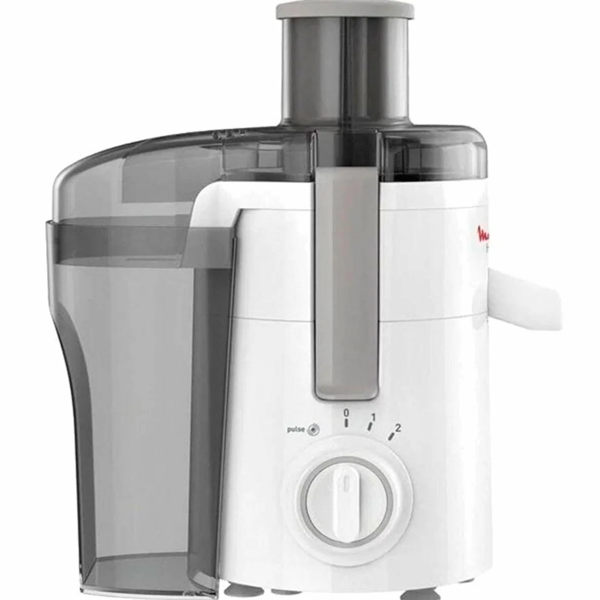 Moulinex JU3701 Frutelia + wyciskarka do soków z szerokim otworem łatwa do czyszczenia, 2 prędkości i tryb impulsowy, 350 W
