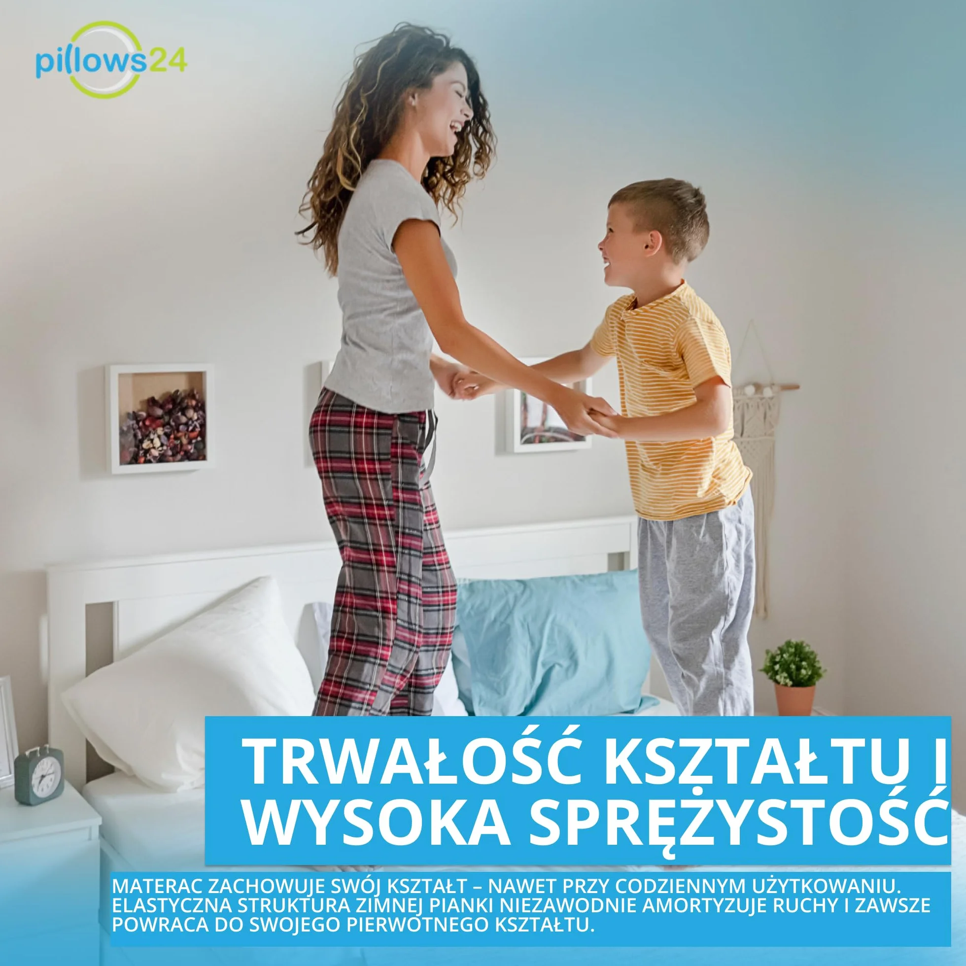 7-strefowy materac 160x200 | Wysokość 16 cm | Materac z pianki zimnej, 2 twardości H2/H3 | Pokrowiec można prać do 60°C | Certyfikat Oeko-Tex | Wyprodukowano w Polsce