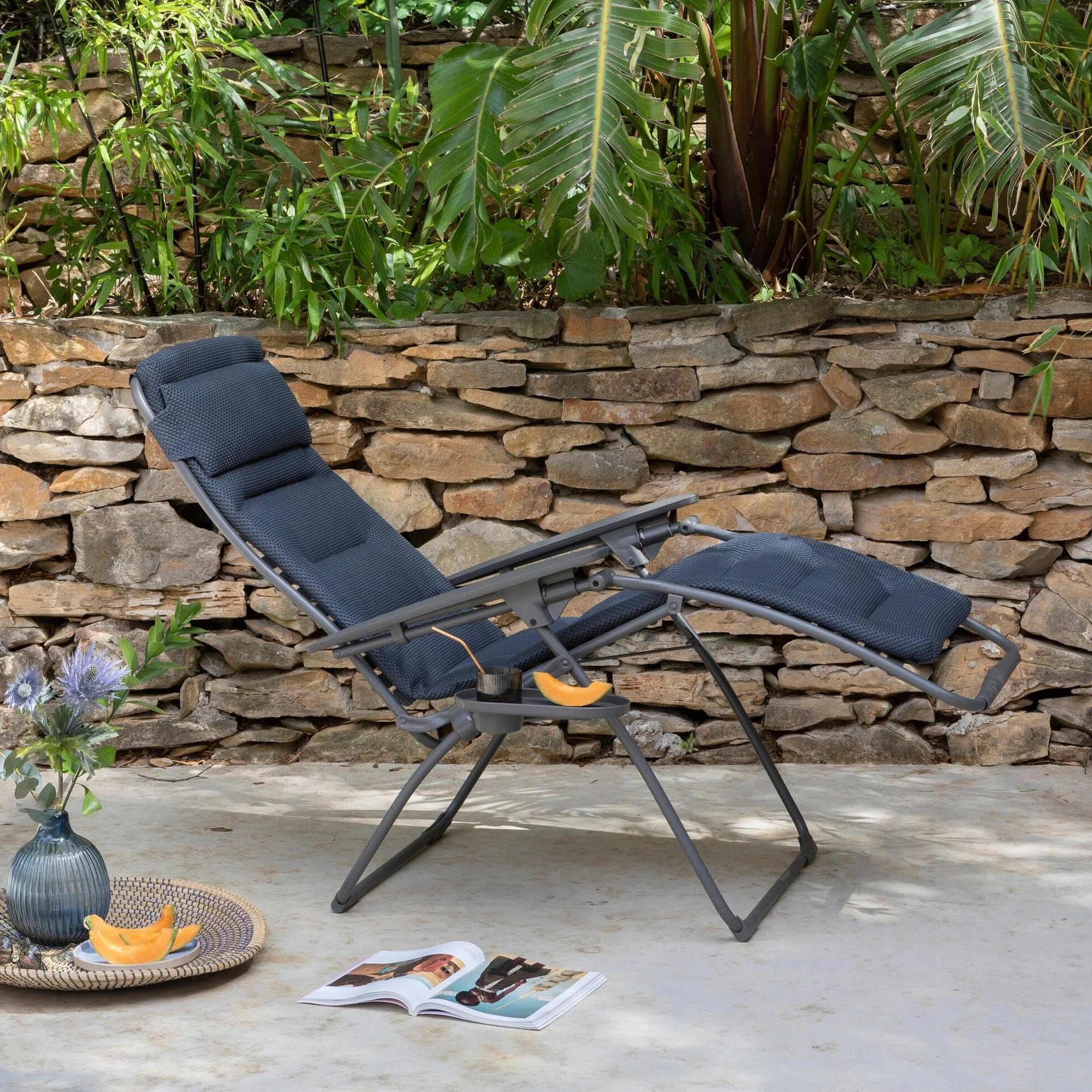 LAFUMA Fotel Relax Futura be Comfort Ciemny Szary LFM3130 8902