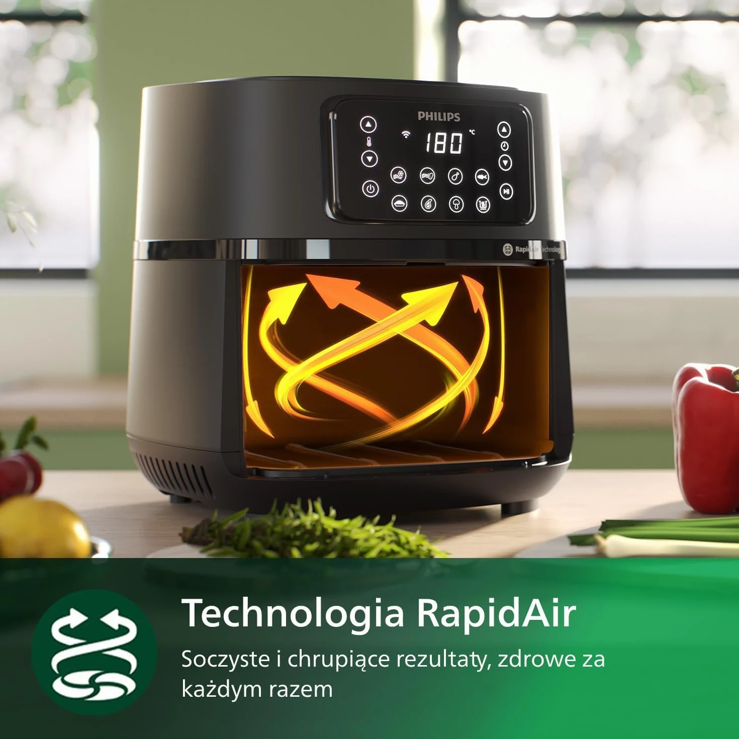 Philips Airfryer 5000 seria XXL 7,2 l Frytkownica beztłuszczowa z WiFi Rapid Air HD9285/90
