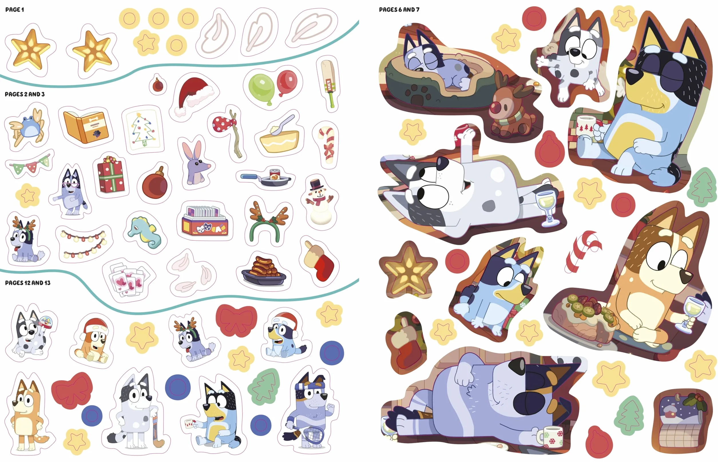 Bluey: Hooray It's Christmas Sticker Activity