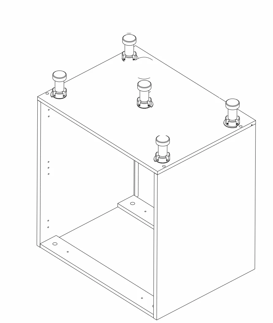 Szafka kuchenna dolna 80x82x47 cm kolor Kaszmir Matowa –stojąca, do zestawów, z płyty laminowanej, bez blatu, mebel kuchenny pod zabudowe, moduł kuchenny