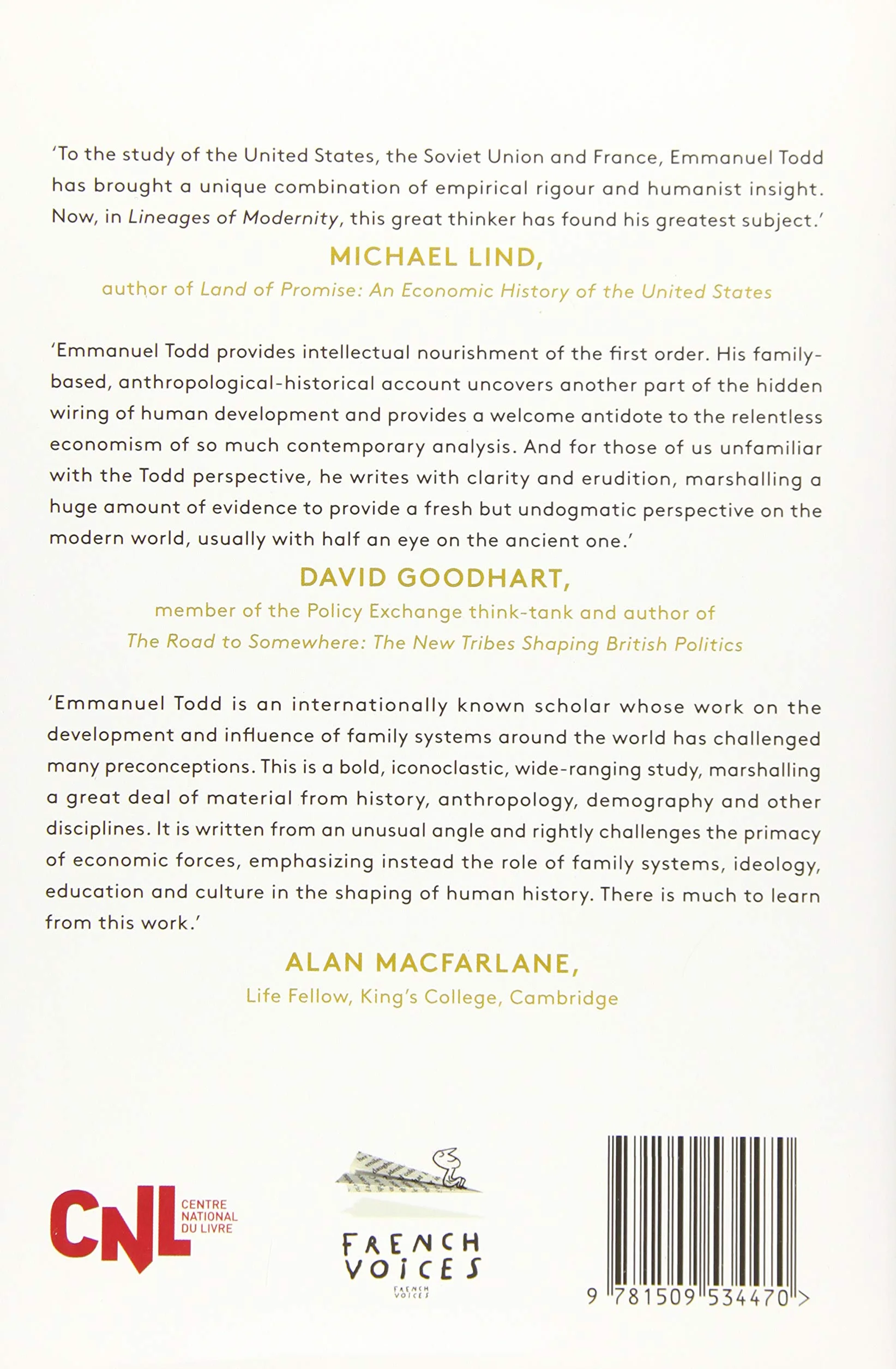 Lineages of Modernity: A History of Humanity from the Stone Age to Homo Americanus