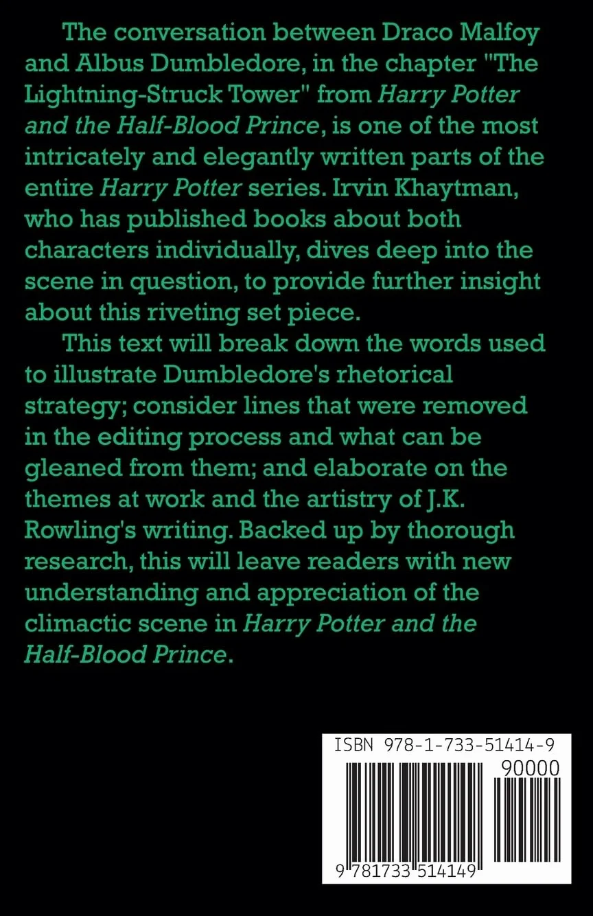 The Lightning-Struck Tower: The Conversation Between Albus Dumbledore and Draco Malfoy