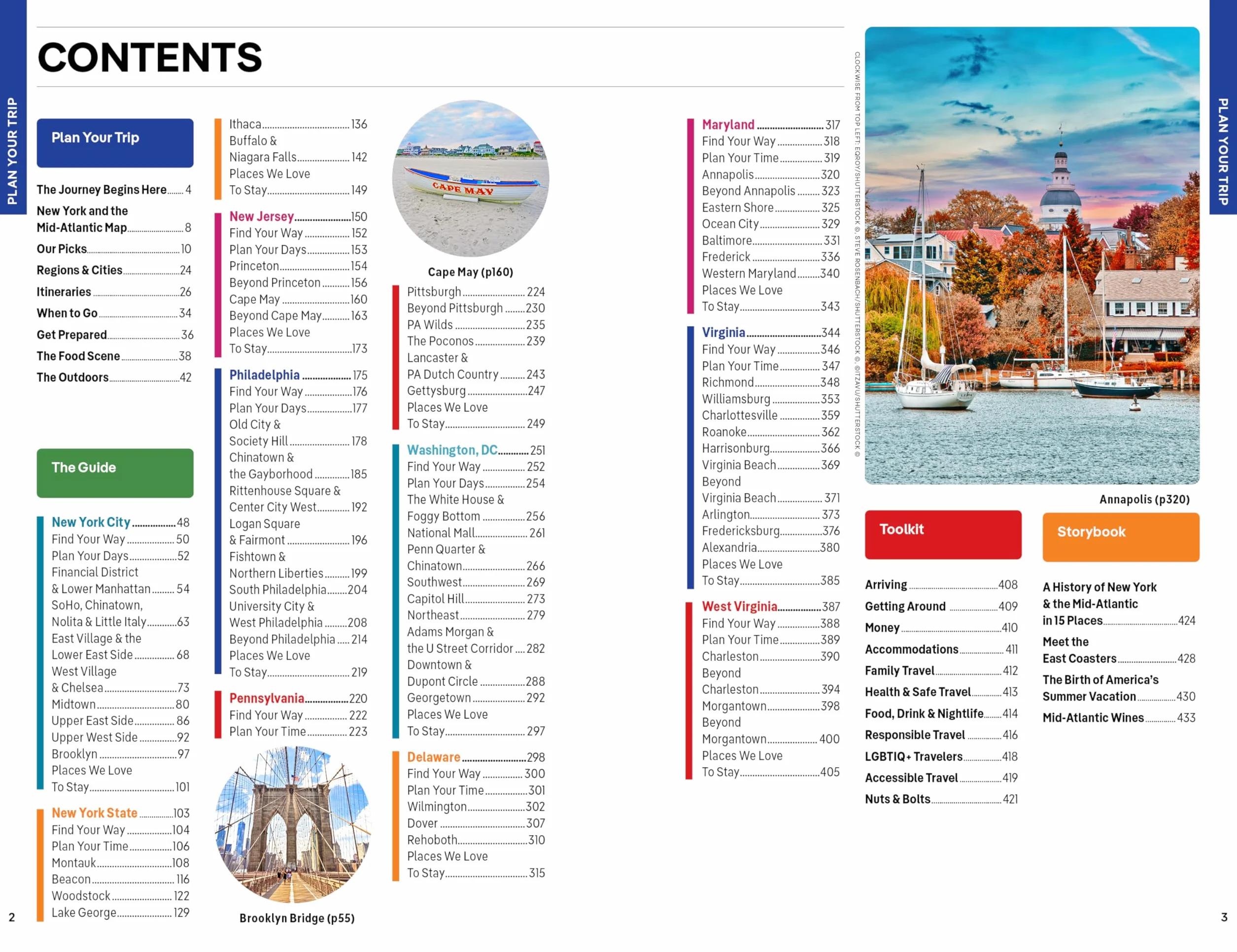 New York & the Mid-Atlantic 3ed -anglais-: Plan the Trip of a Lifetime | Detailed Itineraries & Maps | Insider Tips | Covers New York State, Philadelphia, Pennsylvania and more