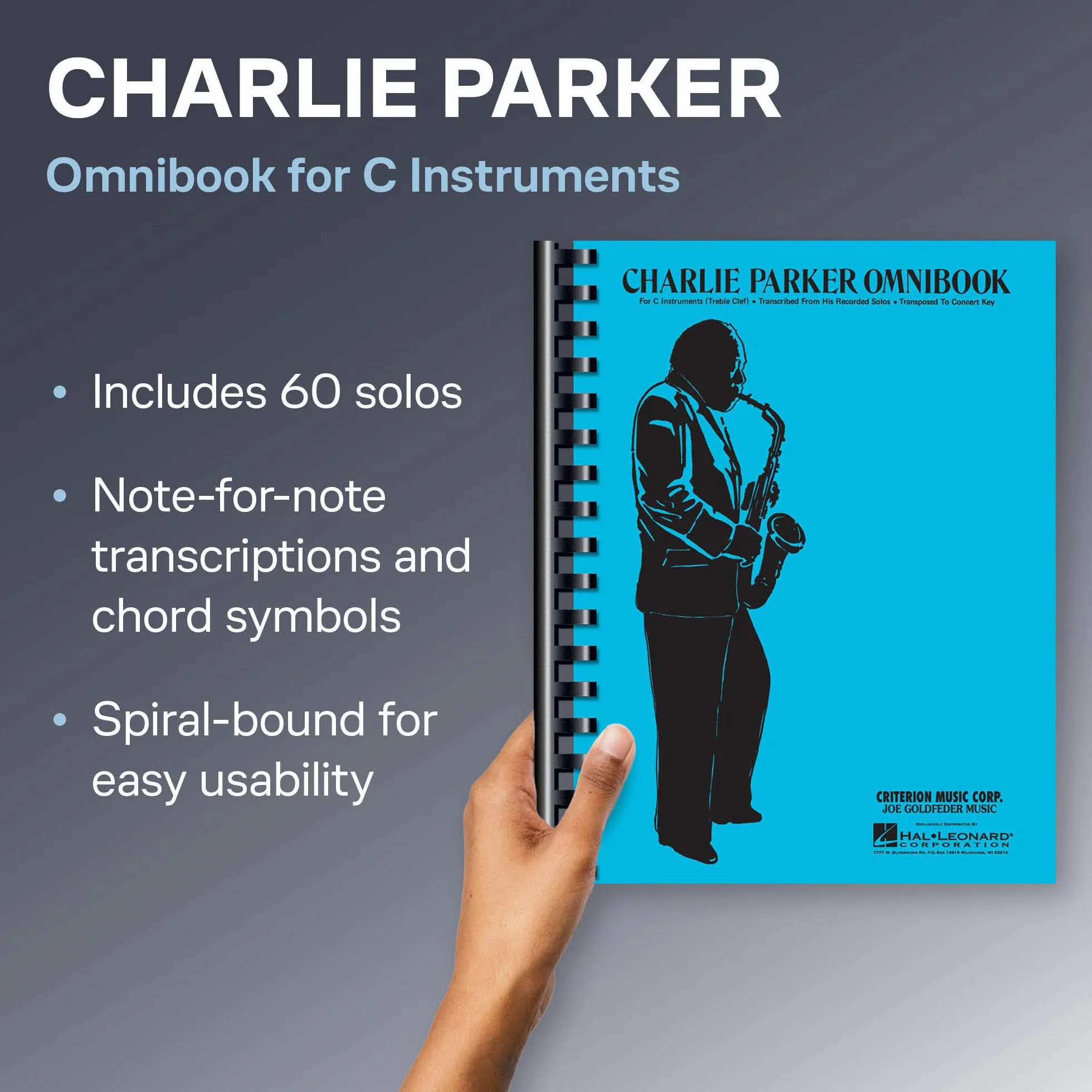 Charlie parker omnibook - flute, oboe, violin or c-melody instruments