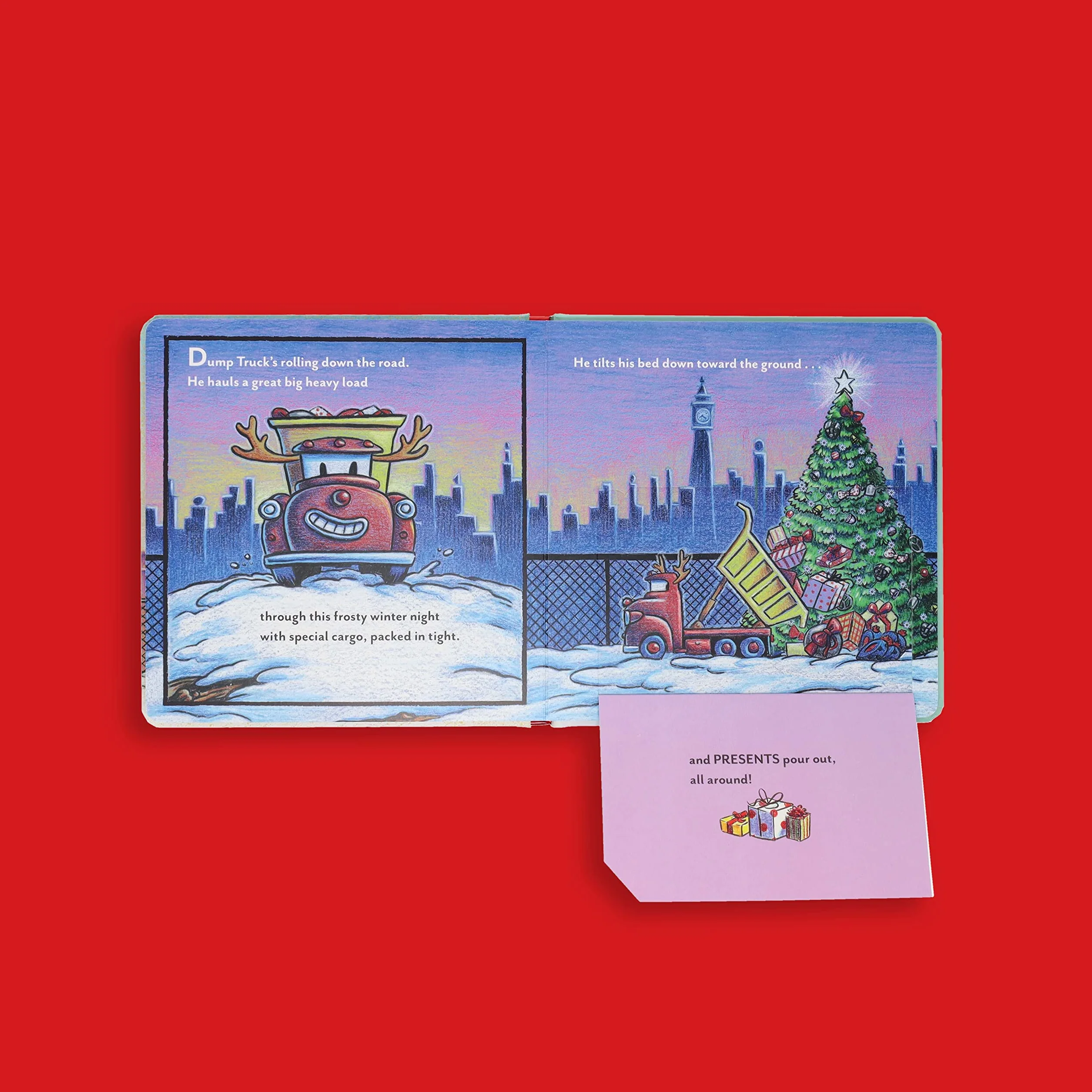 Construction Site: Merry and Bright: A Christmas Lift-the-Flap Book (Goodnight, Goodnight Construction Site)