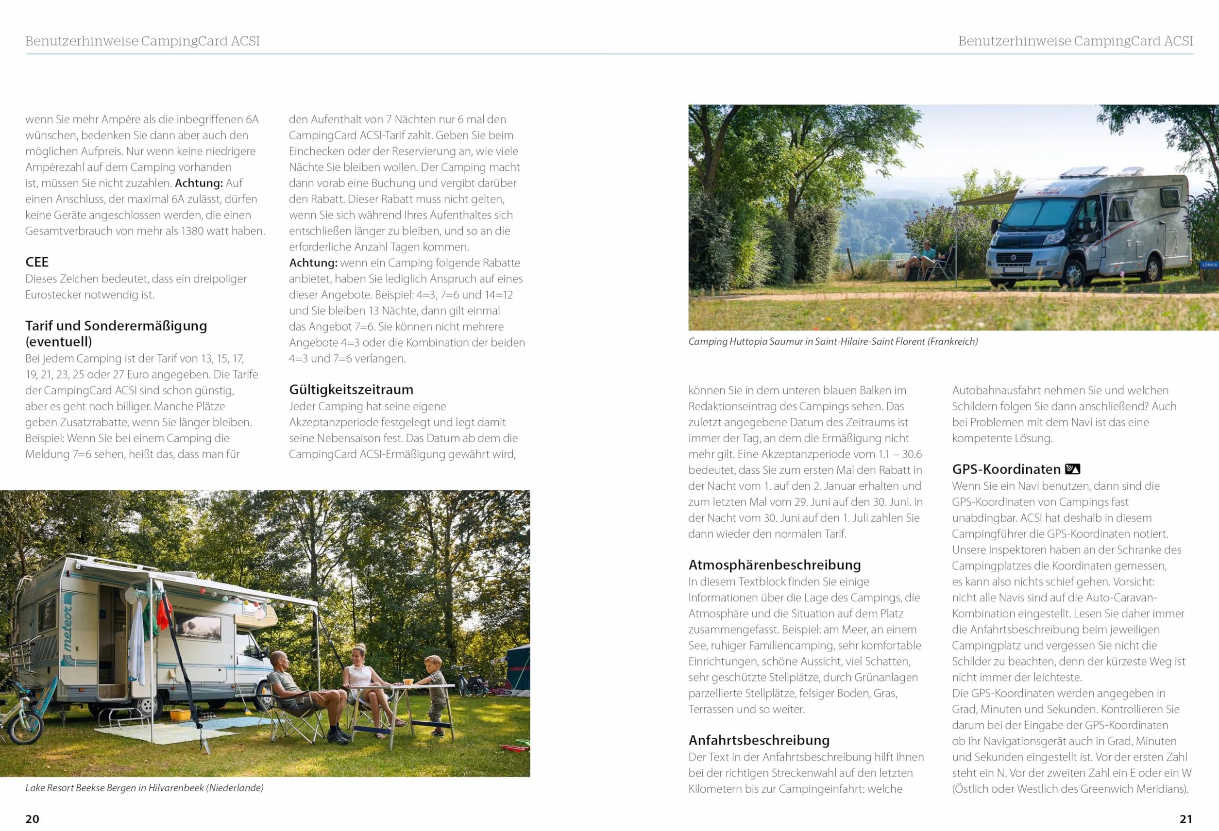ACSI CampingCard & Stellplatzführer 2026: Bestehend aus 2 Bänden inkl. ACSI CampingCard Ermässigungskarte