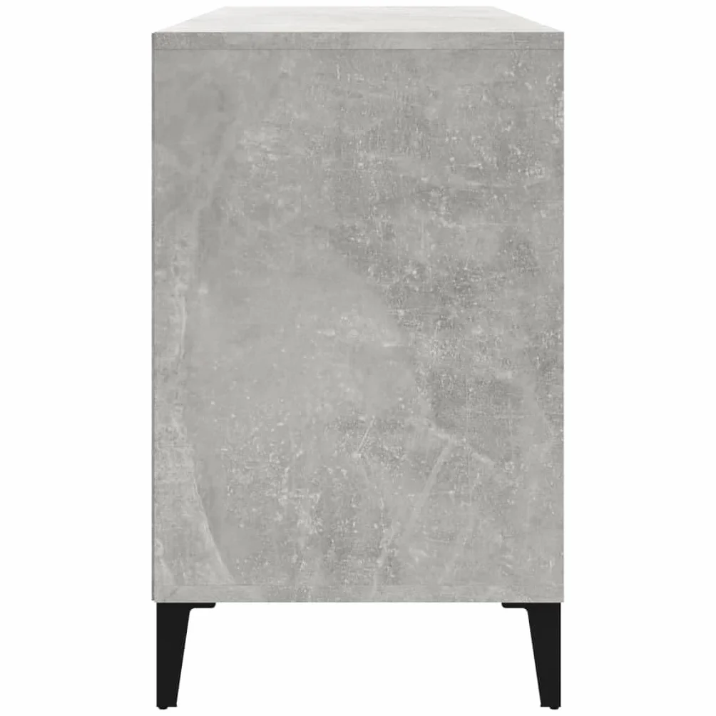 Szafka na buty, beton, szary, 102 x 36 x 60 cm, drewno inżynieryjne