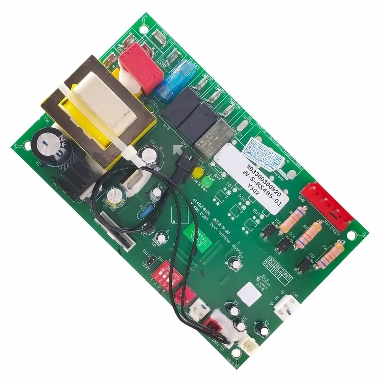 Dobra praca dla klimatyzatora płyta drukowana 803300300920 RW-S-RS485-01 część (używana płyta)