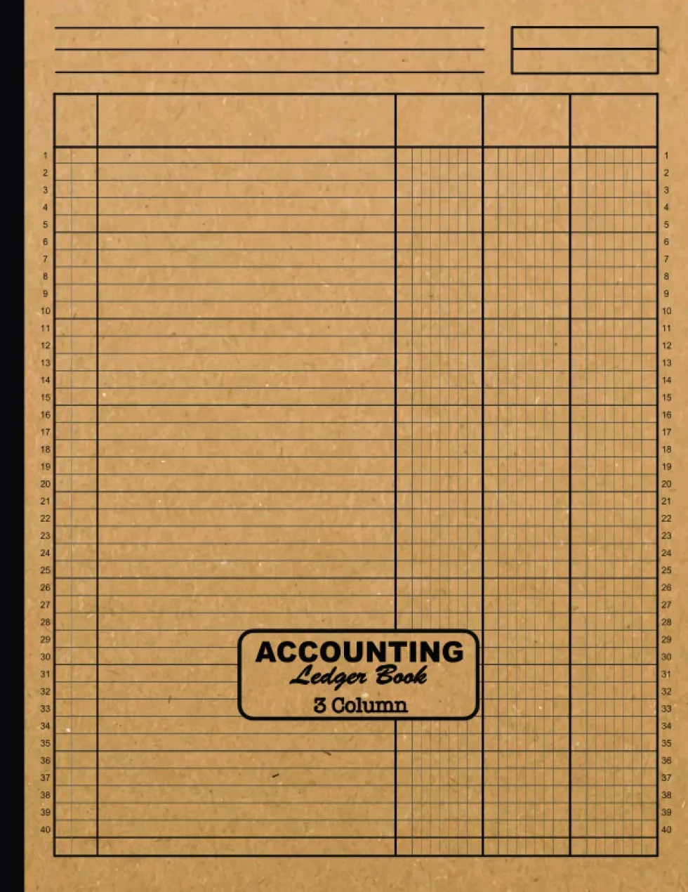 Accounting Ledger Book 3 Column: Large 8.5 x 11 Columnar Pad 3 Columns | Simple All Purpose Blank 3 Column Ledger Book for Home or Business | Analysis ... to Record Income, Expenses and Finances