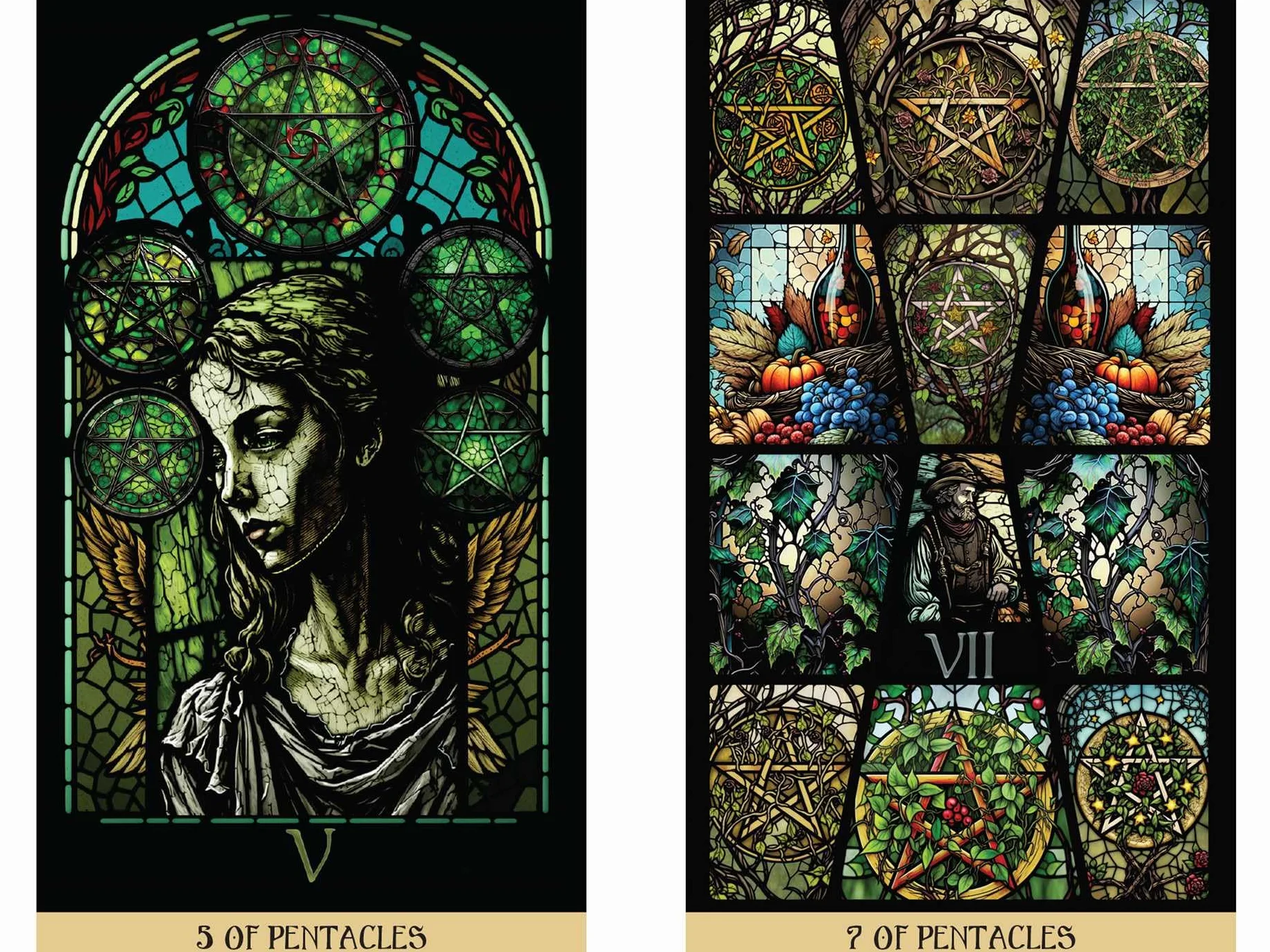 The Stained Glass Tarot: An Illuminated Journey through the Cards