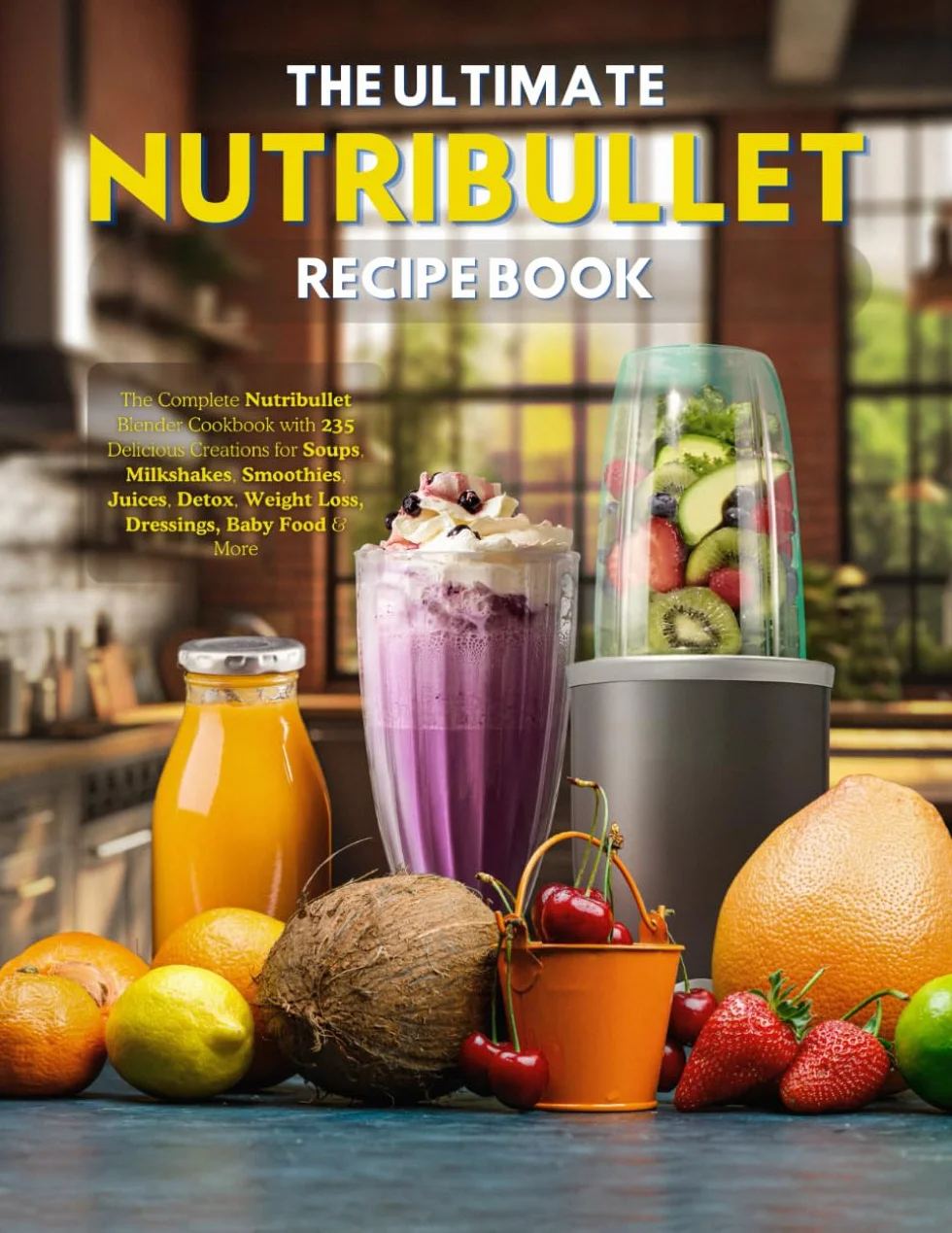 The Ultimate Nutribullet Recipe Book: The Complete Nutribullet Blender Cookbook with 235 Delicious Creations for Soups, Milkshakes, Smoothies, Juices, Detox, Weight Loss, Dressings, Baby Food & More