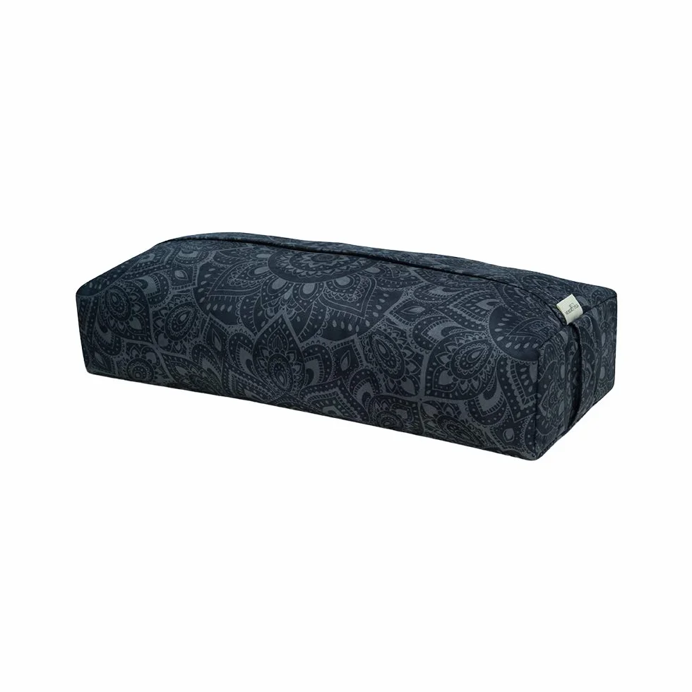 Yoga Design Lab Yoga Bolster Poduszka do Jogi z Mikrofibry z Recyklingu Naturalna Bawełna Wypełnienie Piankowe