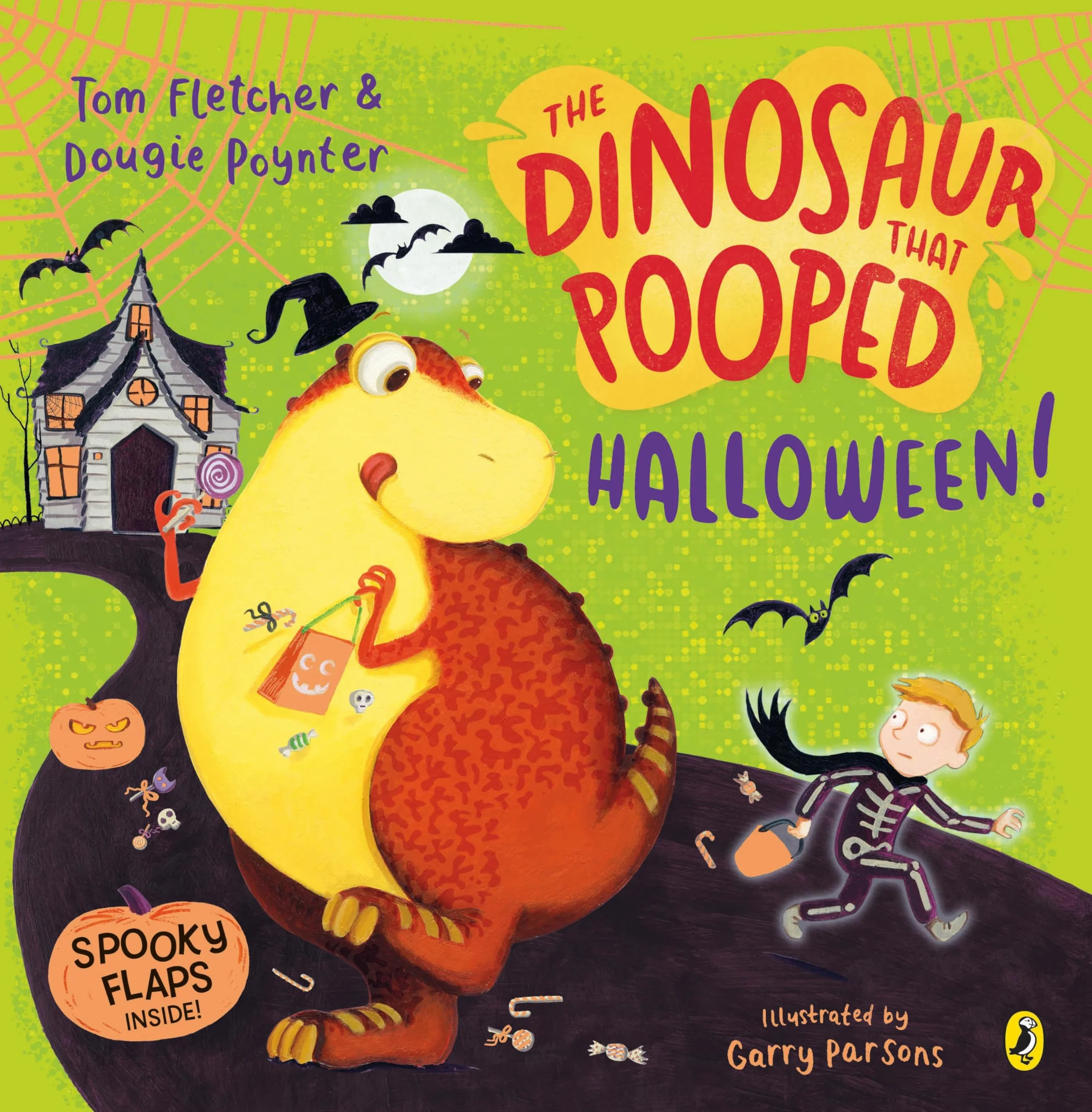 The Dinosaur that Pooped Halloween!: A spooky lift-the-flap adventure