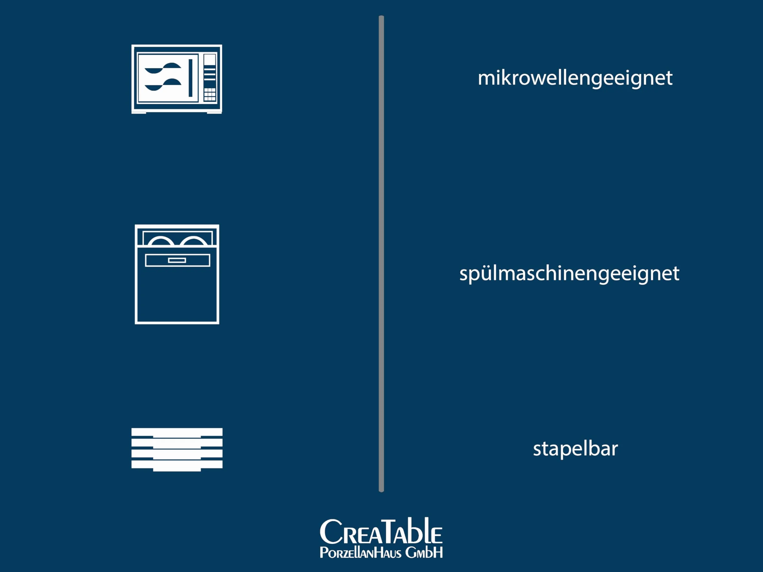 Creatable, 24772, seria Adelaide Blau, 20-częściowy serwis obiadowy dla 4 osób, komplet naczyń z porcelany, odporny na zmywarkę i kuchenkę mikrofalową, wysokiej jakości produkcja