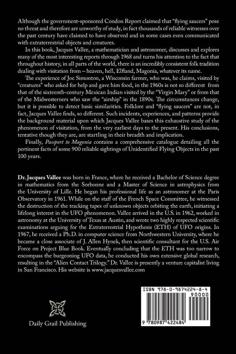 Passport to Magonia: From Folklore to Flying Saucers