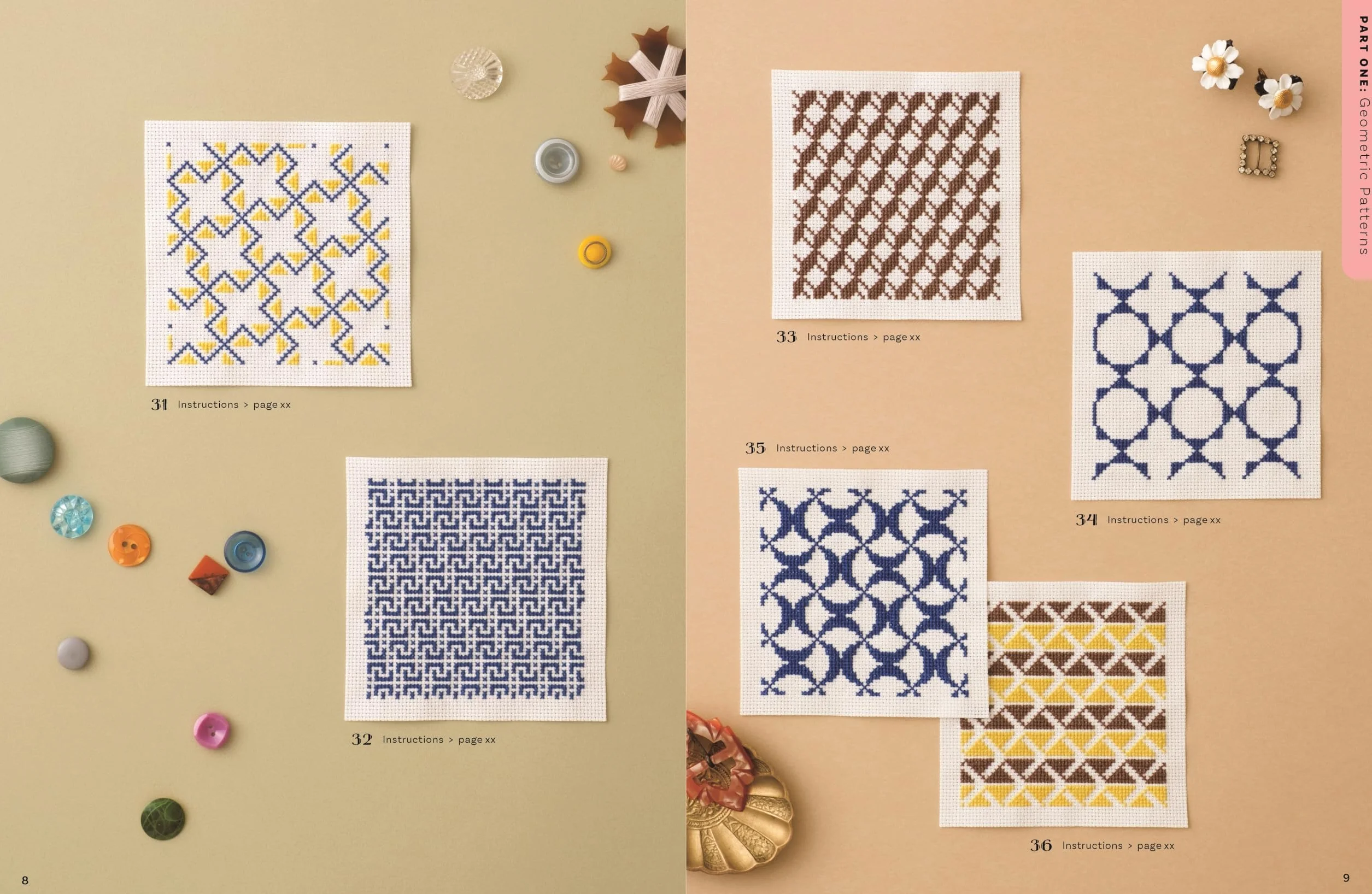 200 Japanese Cross Stitch Designs: Traditional, Geometric, Retro and Floral Patterns for Mindful Stitching
