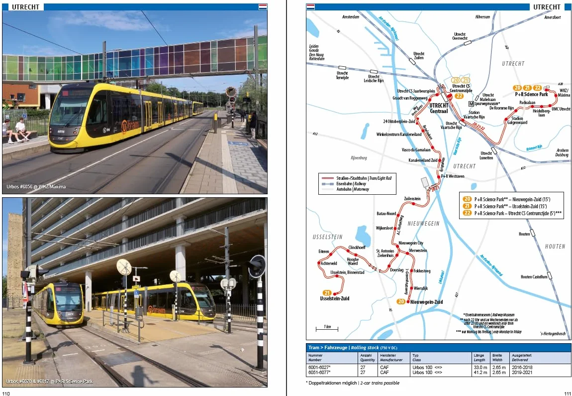 Tram Atlas Westeuropa/Western Europe: Benelux + Britische Inseln