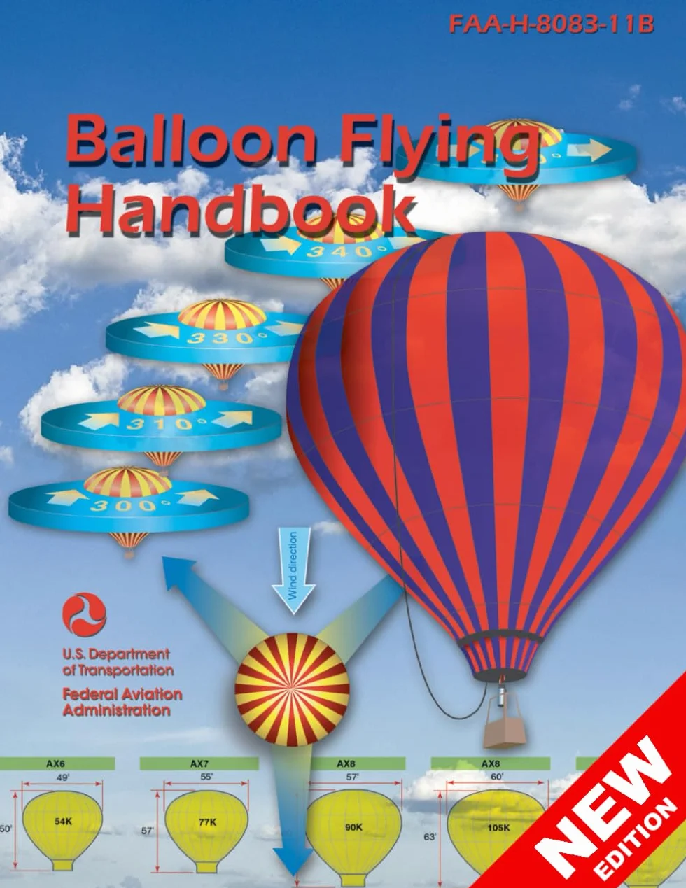 Balloon Flying Handbook FAA-H-8083-11B (Color Print)