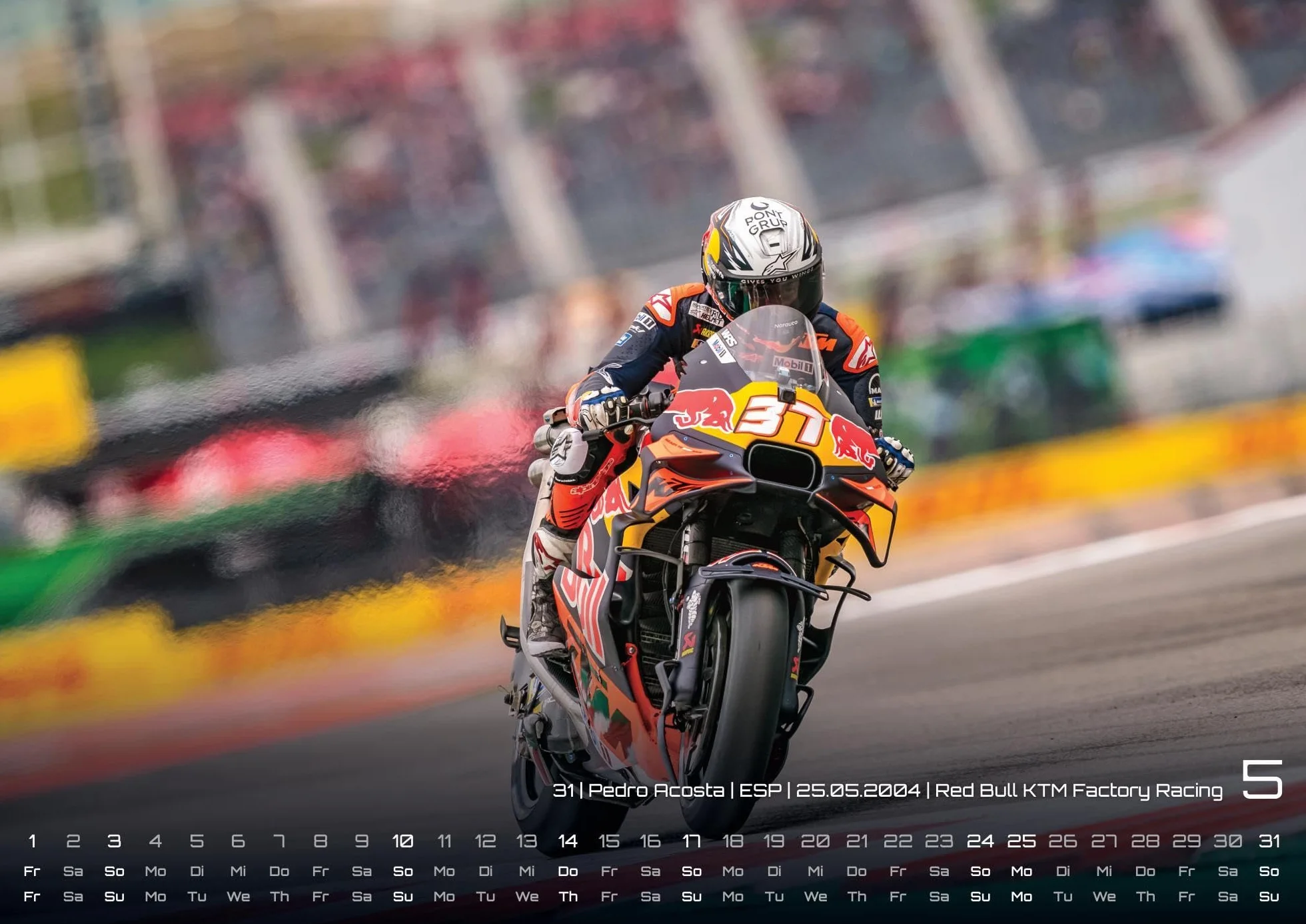 Motorrad Grand Prix 2026 - Kalender | MotoGP DIN A2: Der Wandkalender für alle Zweirad-Verrückten und Fans der MotoGP für das Jahr 2026 im extragroßen Format DIN A2 (ca. 60 x 42 cm)!