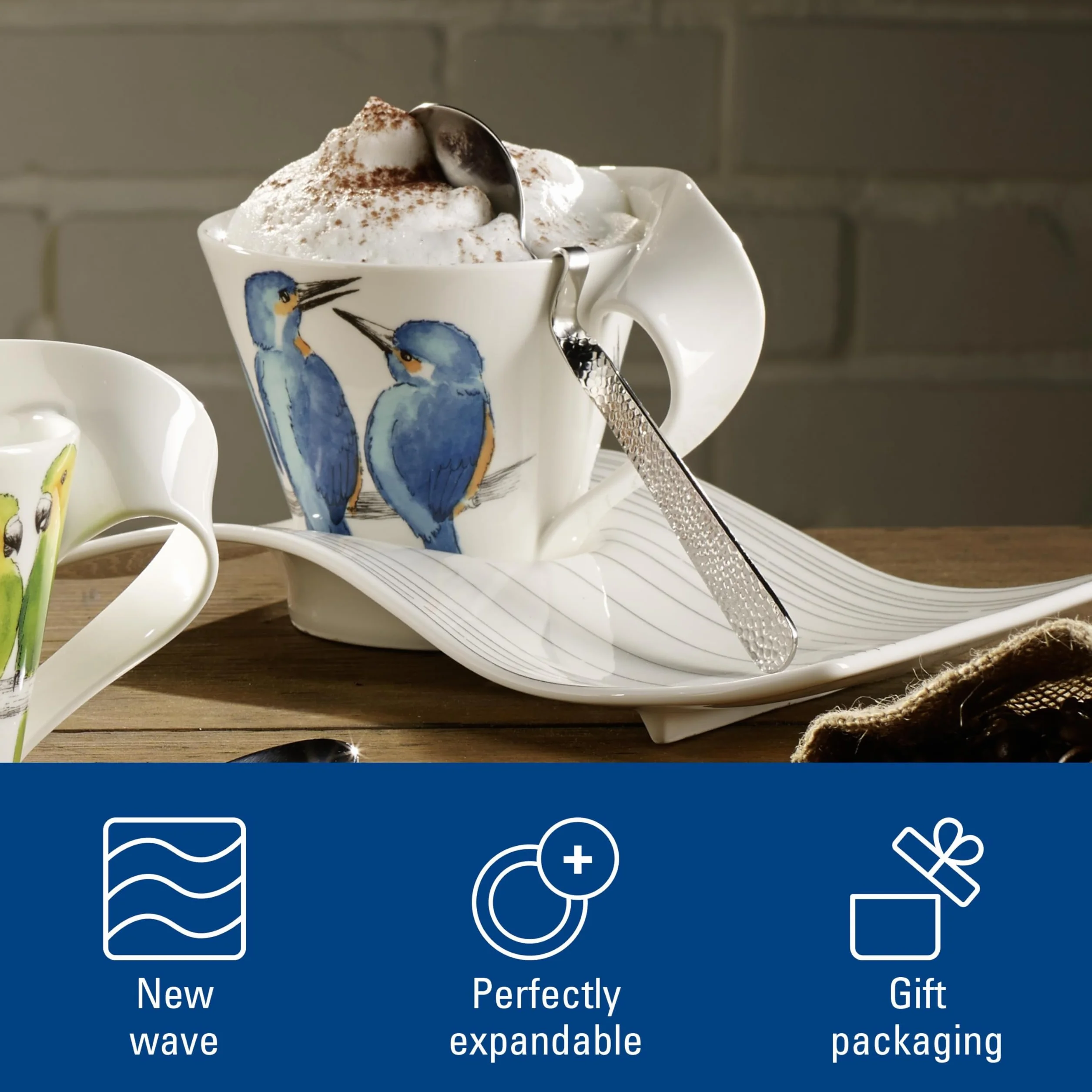 Villeroy & Boch NewWave Caffè Kubek do kawy 300 ml Porcelana Premium Biały