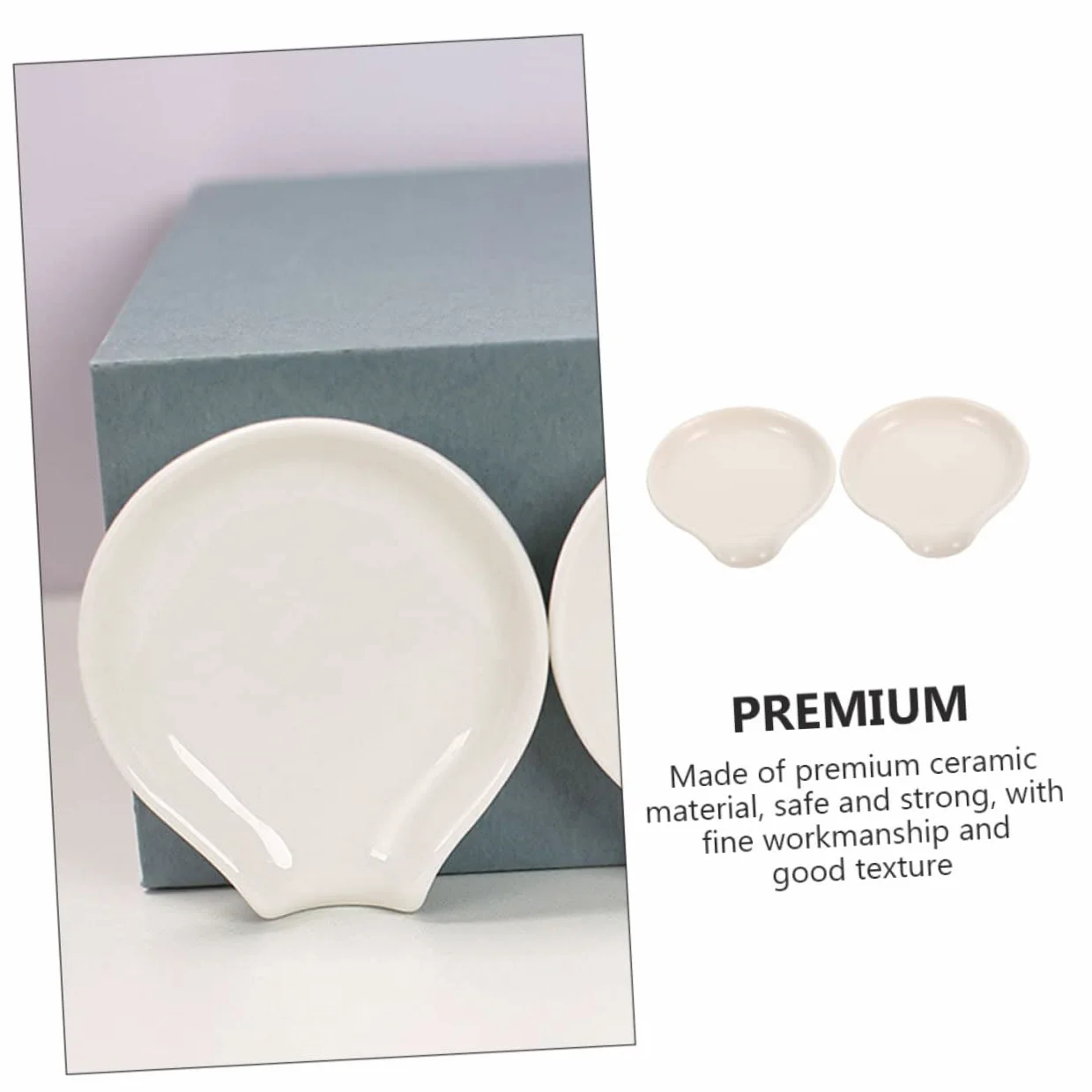 MAGICLULU 2 Szt Ceramiczny Stojak Na Łyżkę Zestaw Podstawek Pod Łyżkę