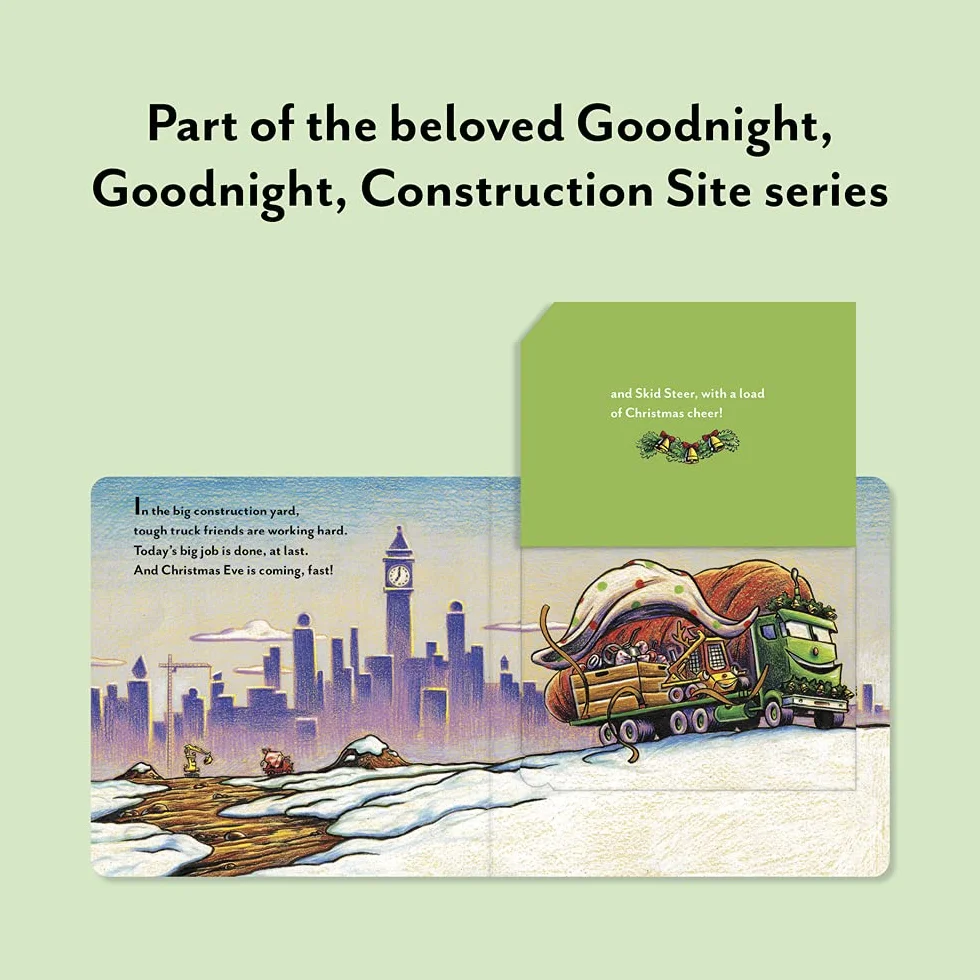 Construction Site: Merry and Bright: A Christmas Lift-the-Flap Book (Goodnight, Goodnight Construction Site)