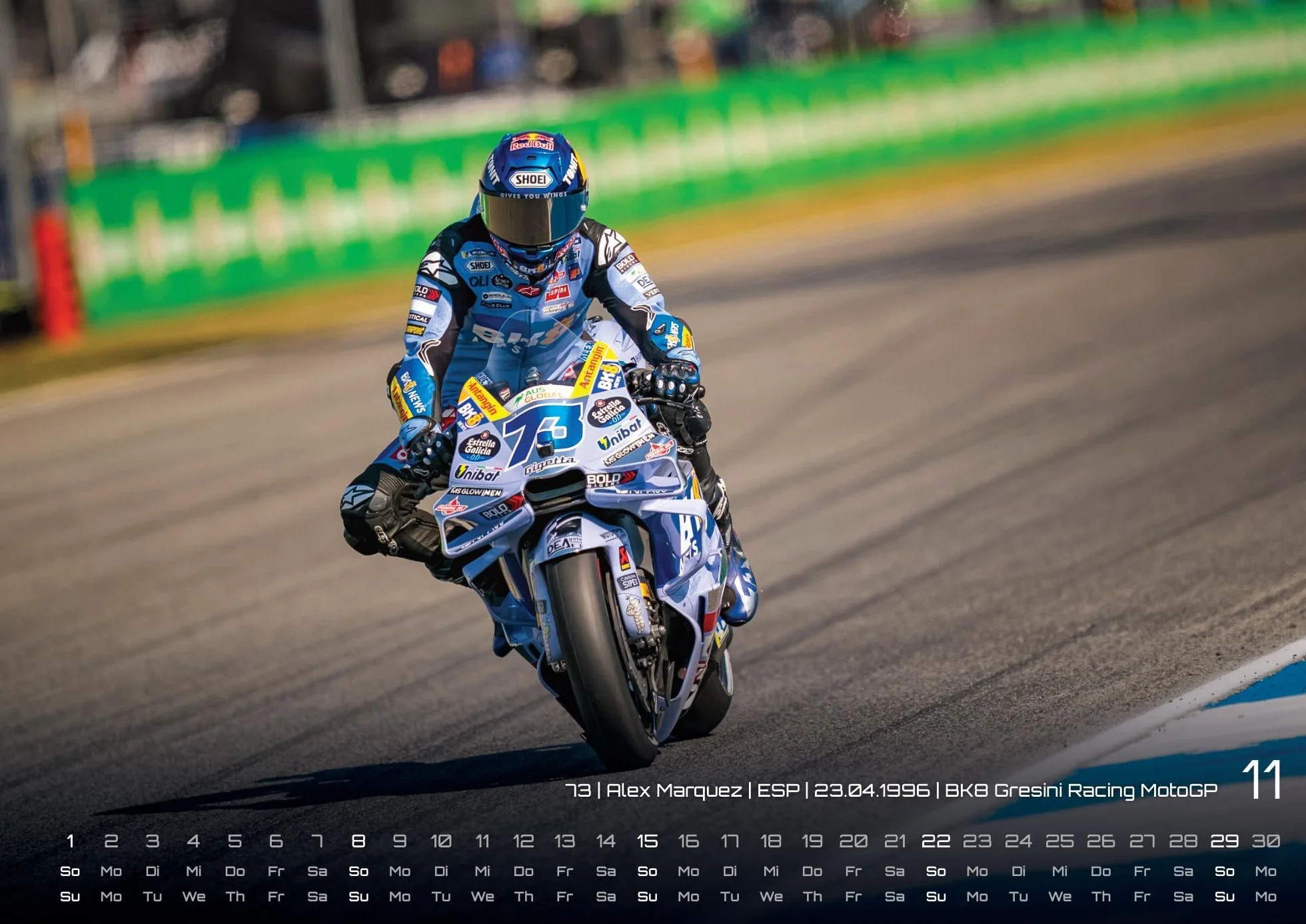 Motorrad Grand Prix 2026 - Kalender | MotoGP DIN A2: Der Wandkalender für alle Zweirad-Verrückten und Fans der MotoGP für das Jahr 2026 im extragroßen Format DIN A2 (ca. 60 x 42 cm)!
