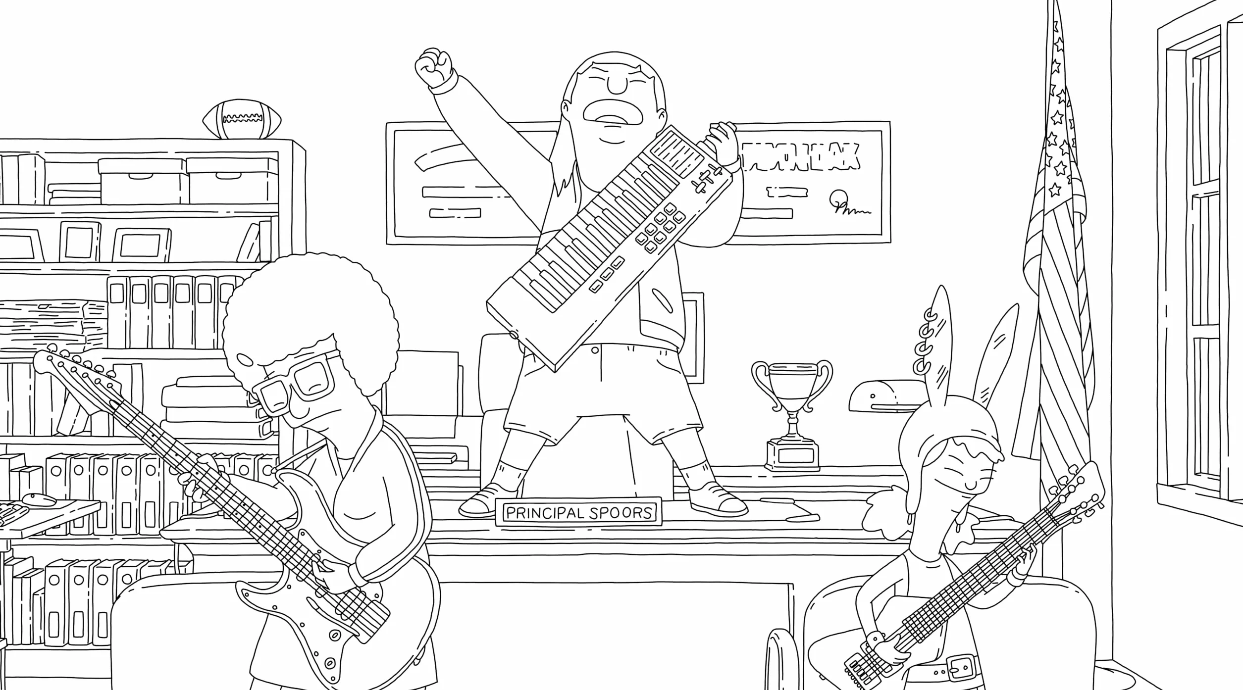 The Official Bob's Burgers Coloring Book