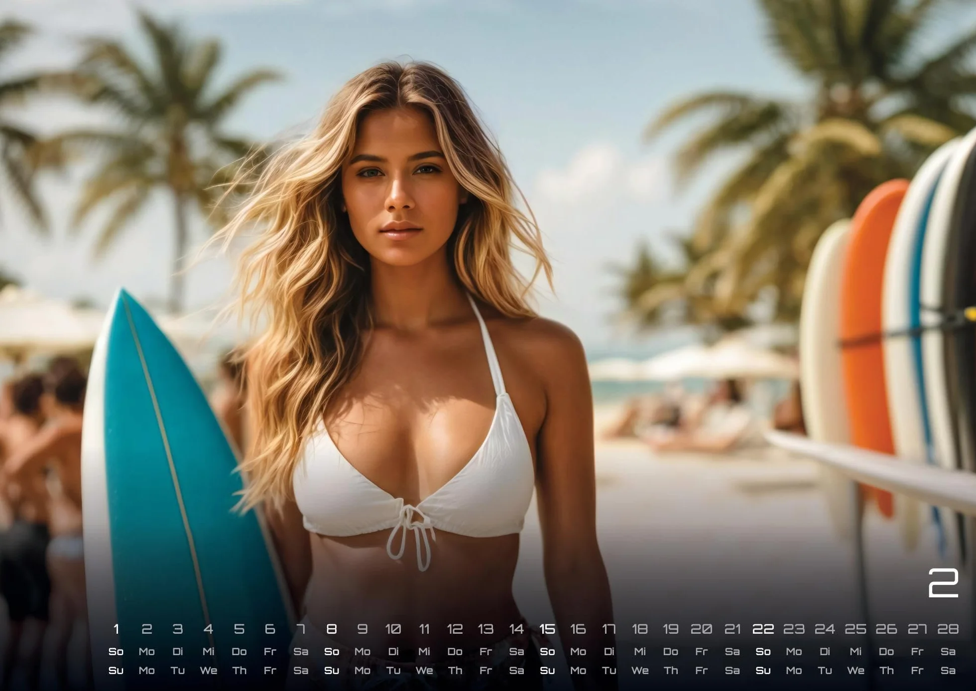 BIKINI GIRLS - Sexy Babes - 2026 - Kalender DIN A3: Der Wandkalender für alle Liebhaber der Bikini-Girls für das Jahr 2026 im Format DIN A3 (ca. 42 x 30 cm)!