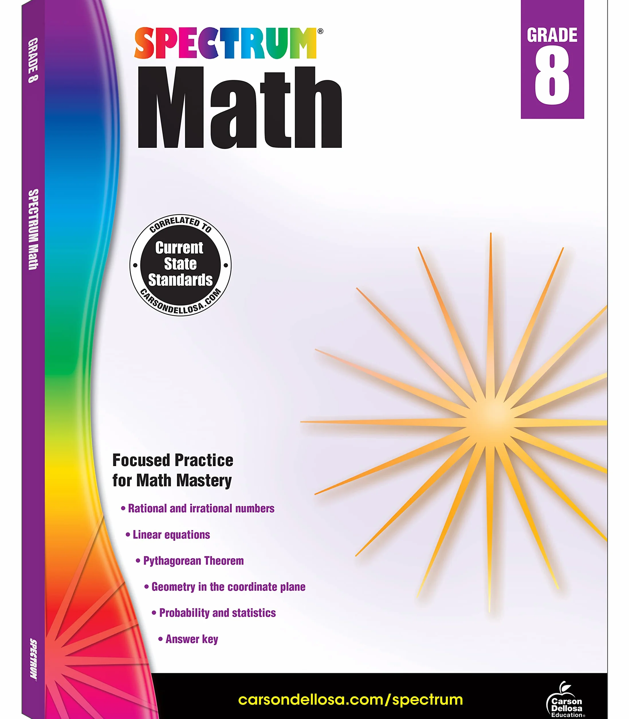 Spectrum Math Workbook, Grade 8: Volume 9