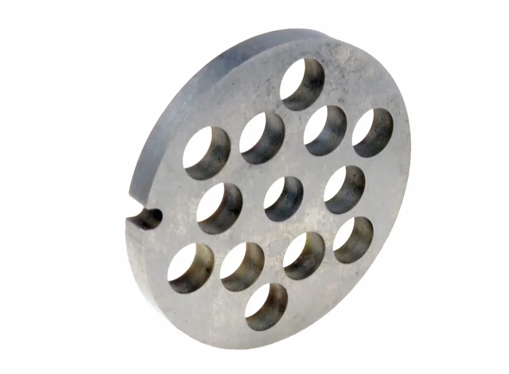 Nóż Tarczowy z Otworami do Maszynki do Mielenia Mięsa 10 mm, ze Stali Nierdzewnej, do Maszynki Zelmer, Bosch, Numer komory 8, Zamienne Akcesoria Do Kuchni Domowej – 61 mm