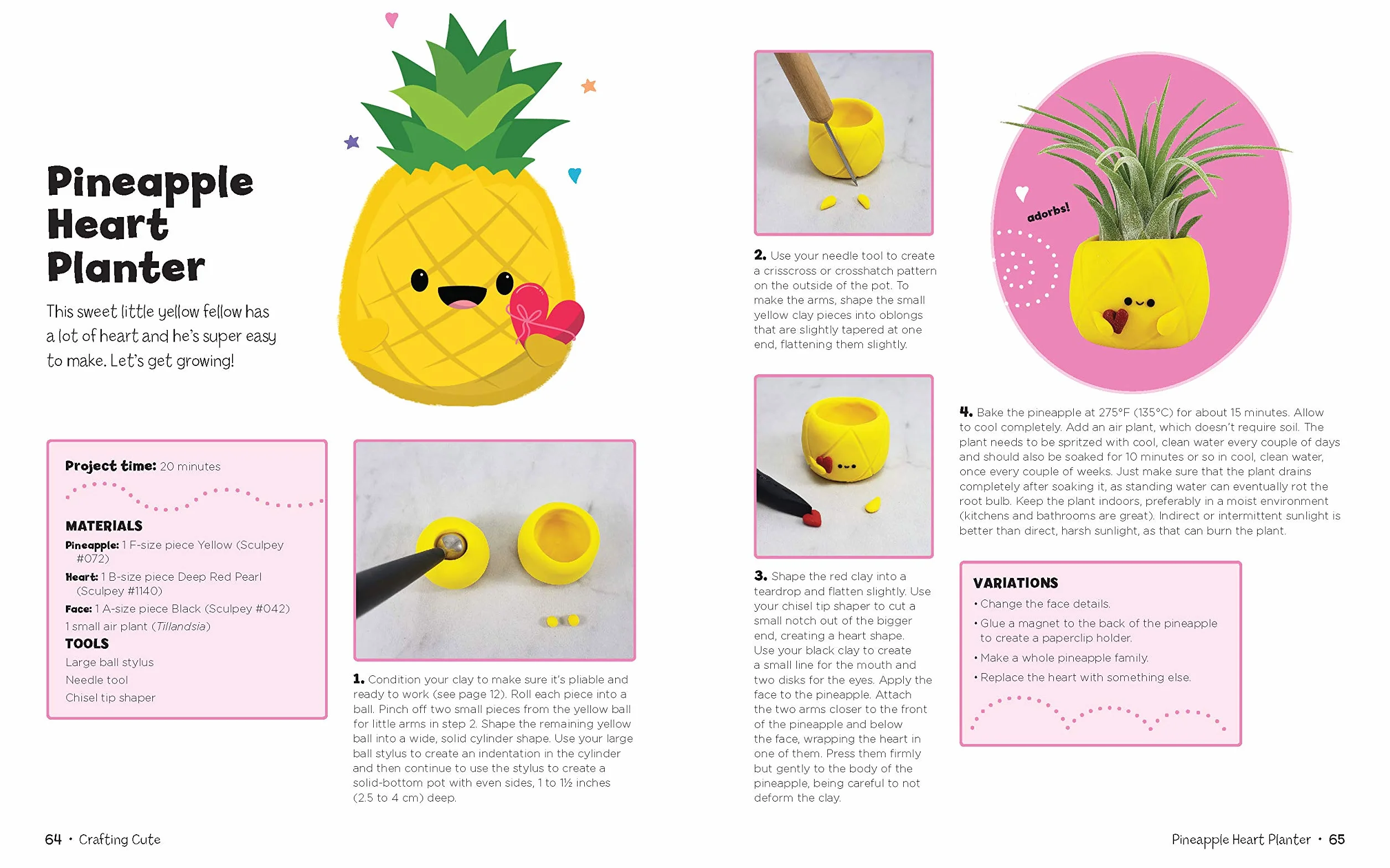 Crafting Cute: Polymer Clay the Kawaii Way: 50 Fantastically Fun Projects