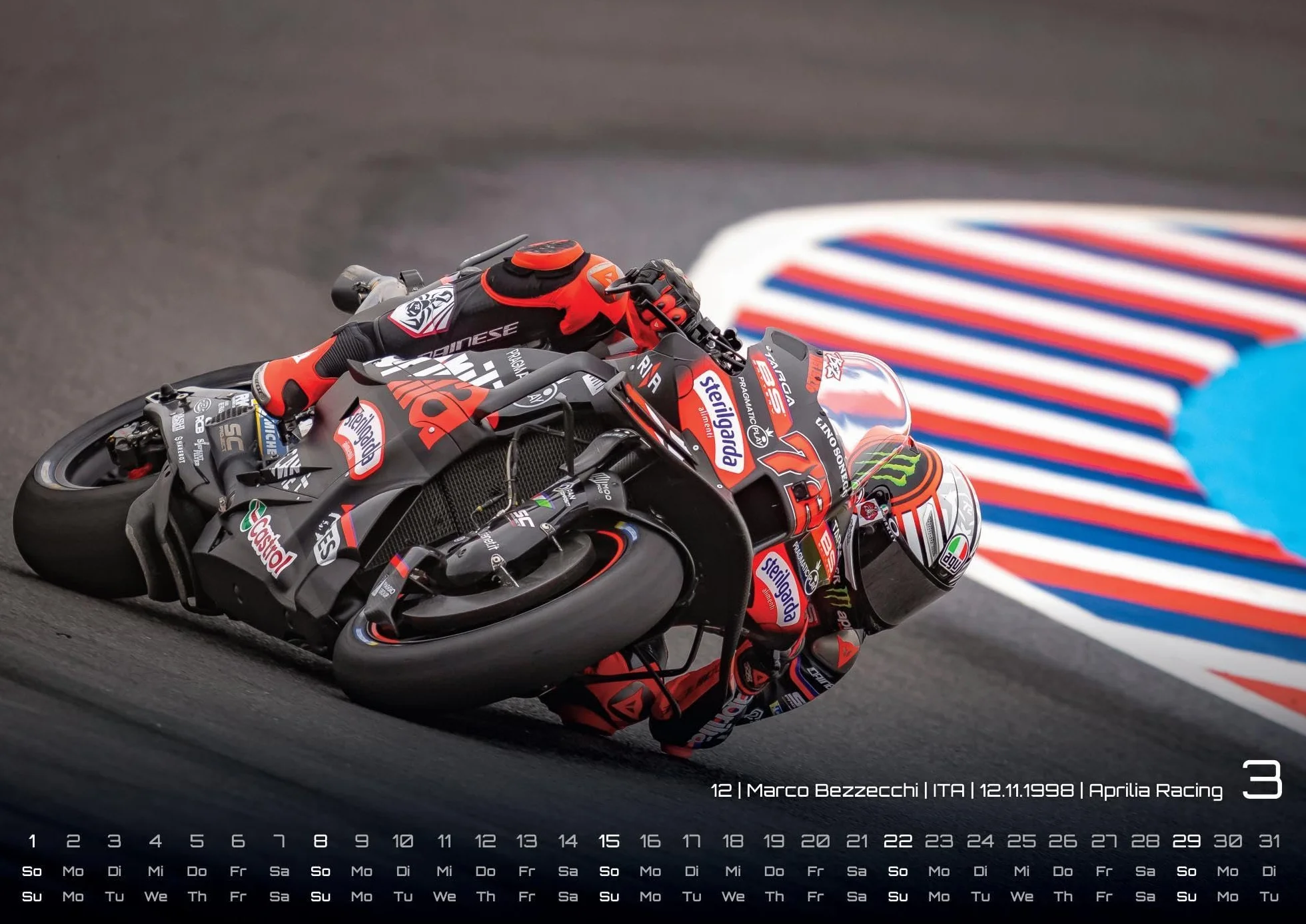 Motorrad Grand Prix 2026 - Kalender | MotoGP DIN A2: Der Wandkalender für alle Zweirad-Verrückten und Fans der MotoGP für das Jahr 2026 im extragroßen Format DIN A2 (ca. 60 x 42 cm)!
