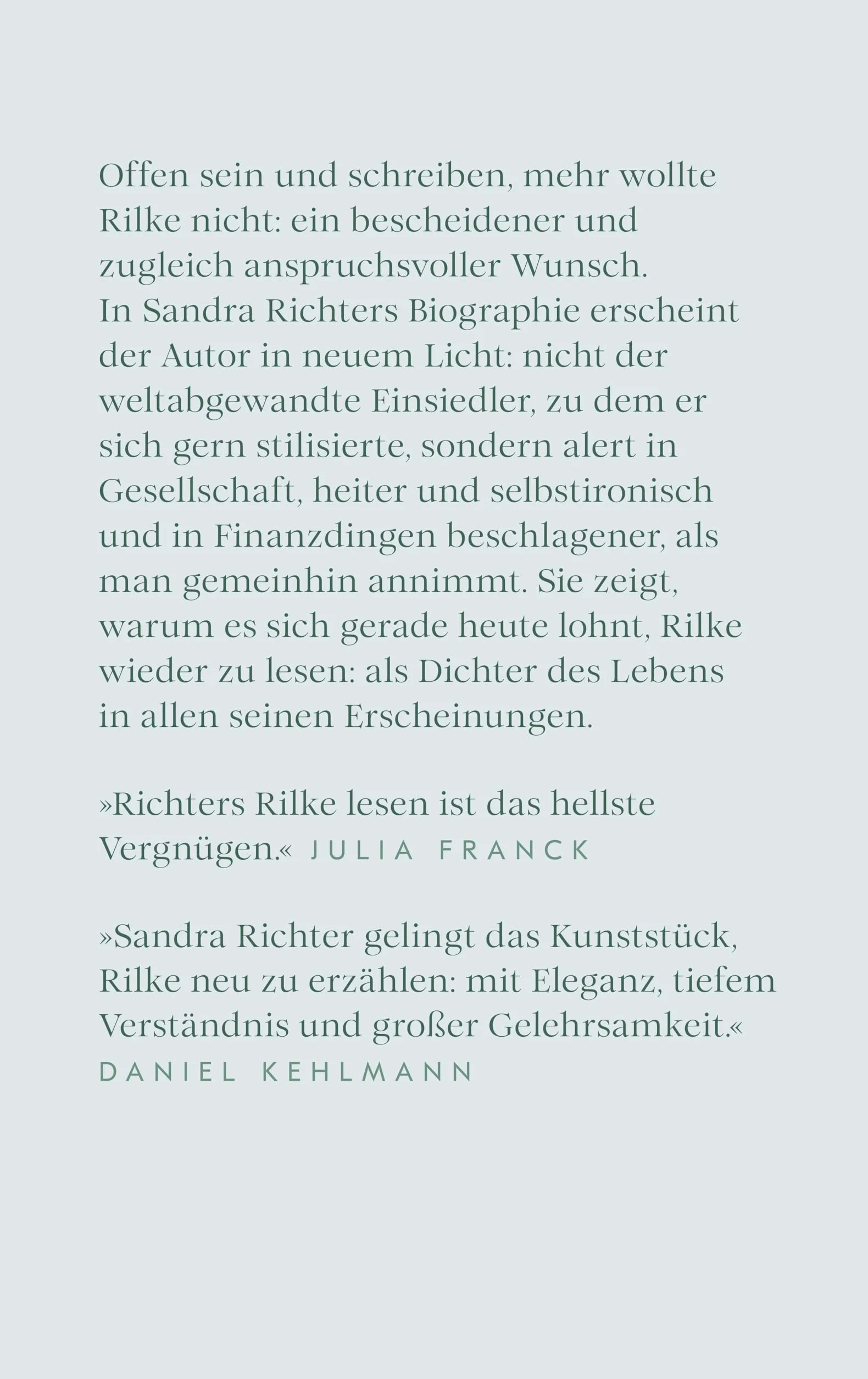 Rainer Maria Rilke oder Das offene Leben: Eine Biographie | Aus bislang unbekannten Quellen und mit exklusivem Bildmaterial | Nominiert für den Preis der Leipziger Buchmesse 2025