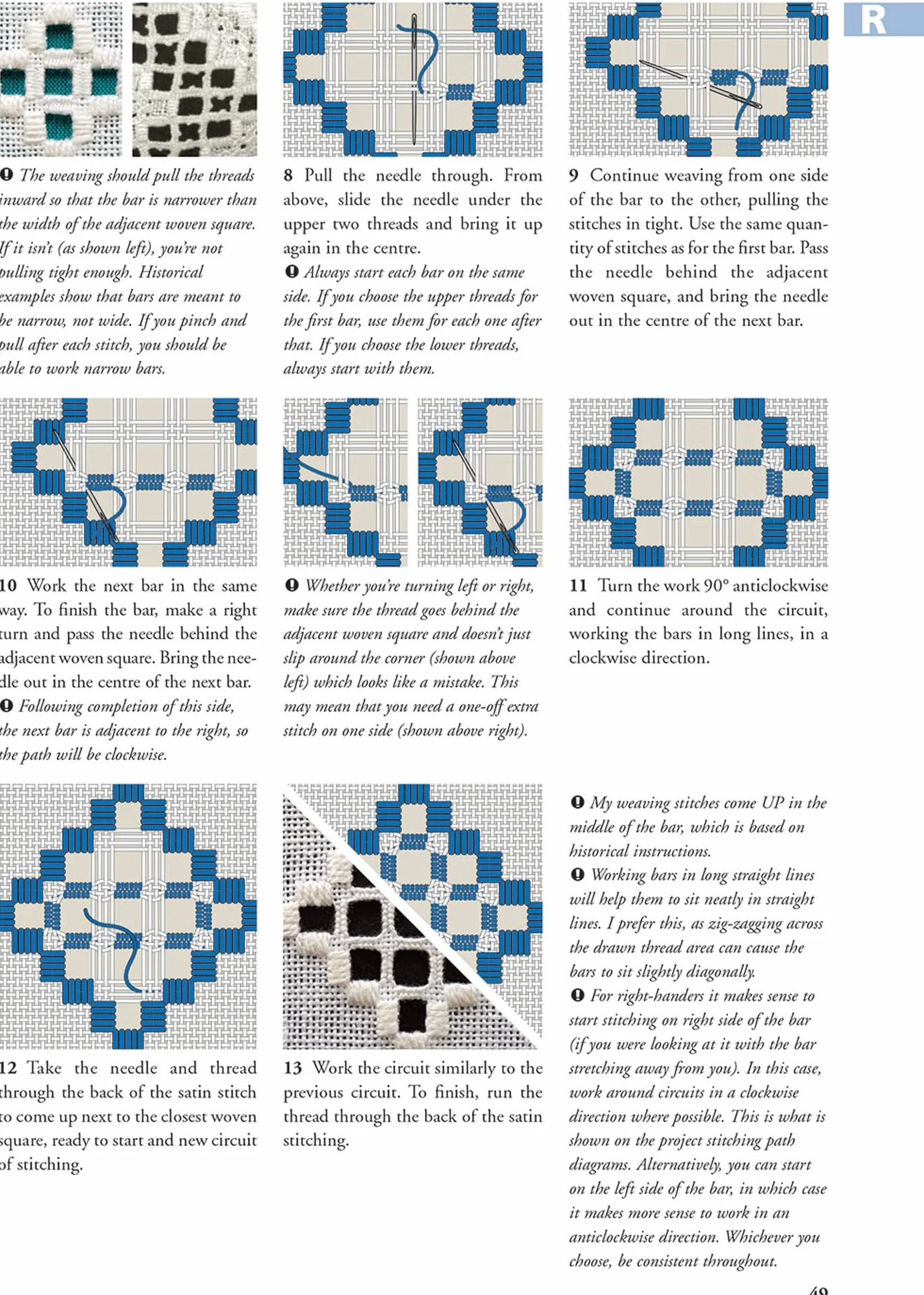 Hardanger Filling Stitches: A Step-By-Step Handbook