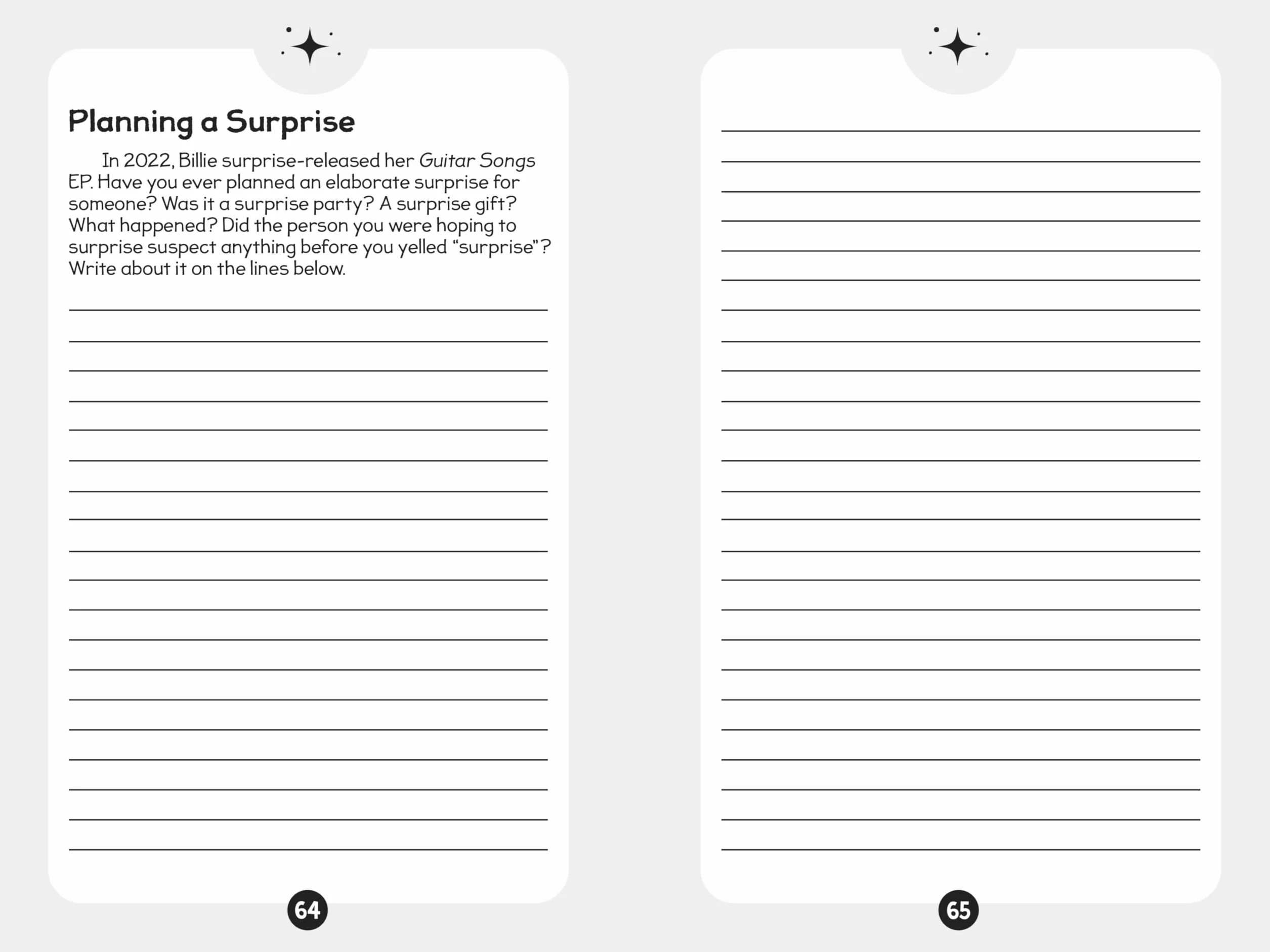 96 Facts About Billie Eilish: Quizzes, Quotes, Questions, and More! with Bonus Journal Pages for Writing!