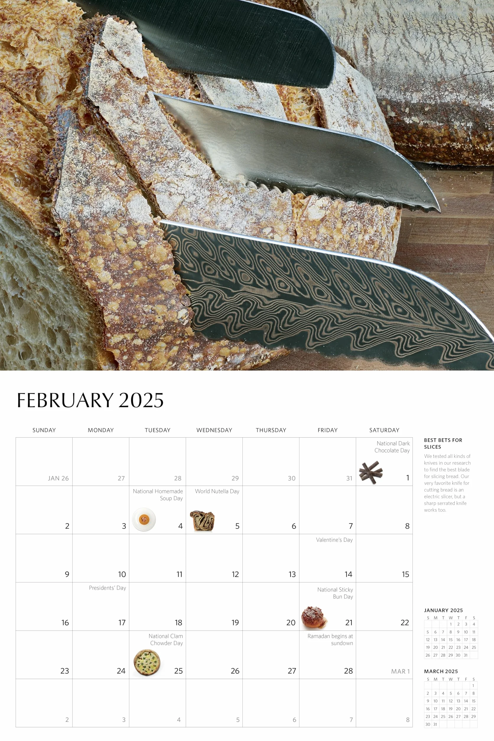 Modernist Bread at Home 2025 Calendar