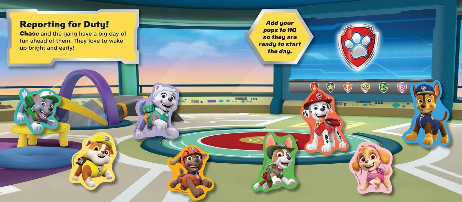Paw Patrol Magnet Book: With 8 magnets! A fun illustrated play book for children aged 3, 4, 5 based on the Nickelodeon TV Series