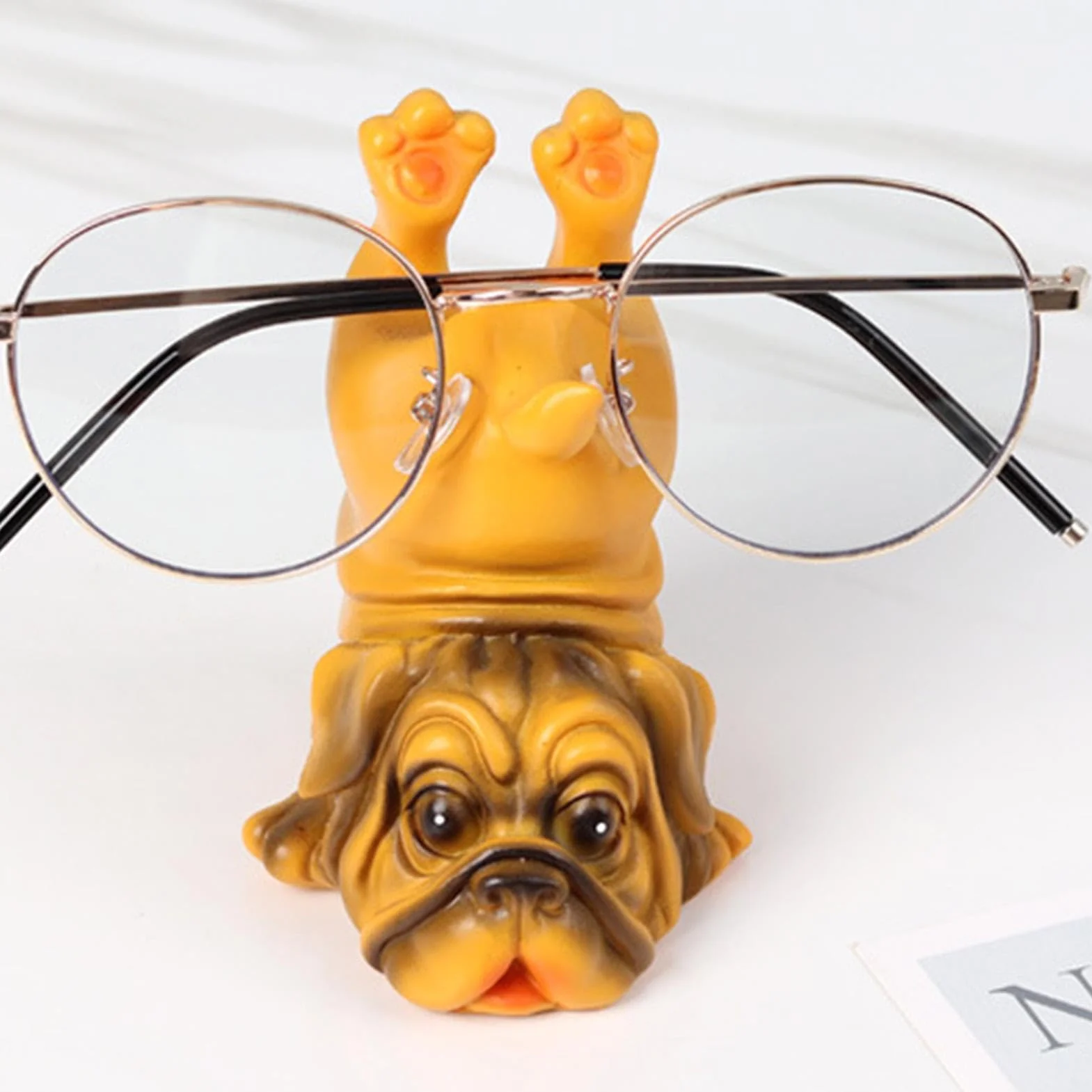 Puppy Eyeglass Holder Resin Dog Stand Decorative Glasses Display Cute Sunglass Stand Unique
