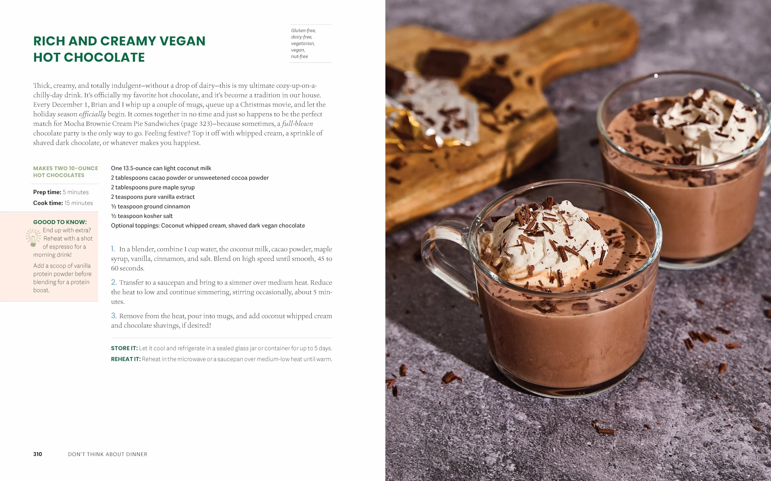 Don't Think about Dinner: Save Time and Money with 125+ Easy, Nourishing, Delicious Recipes for Every Meal