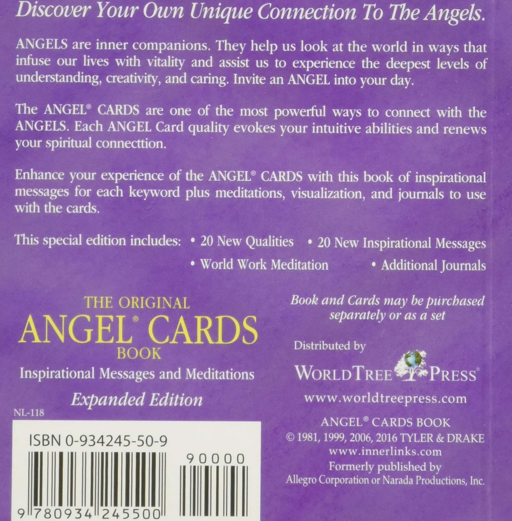 Original Angel Cards Book: Inspirational Messages and Meditations--The Silver Anniversary Expanded Edition