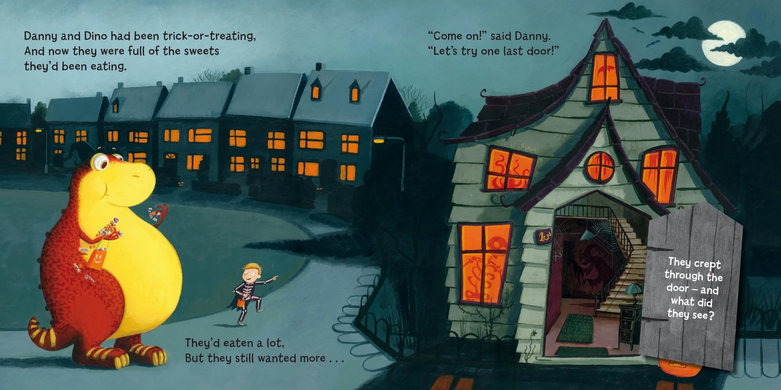 The Dinosaur that Pooped Halloween!: A spooky lift-the-flap adventure